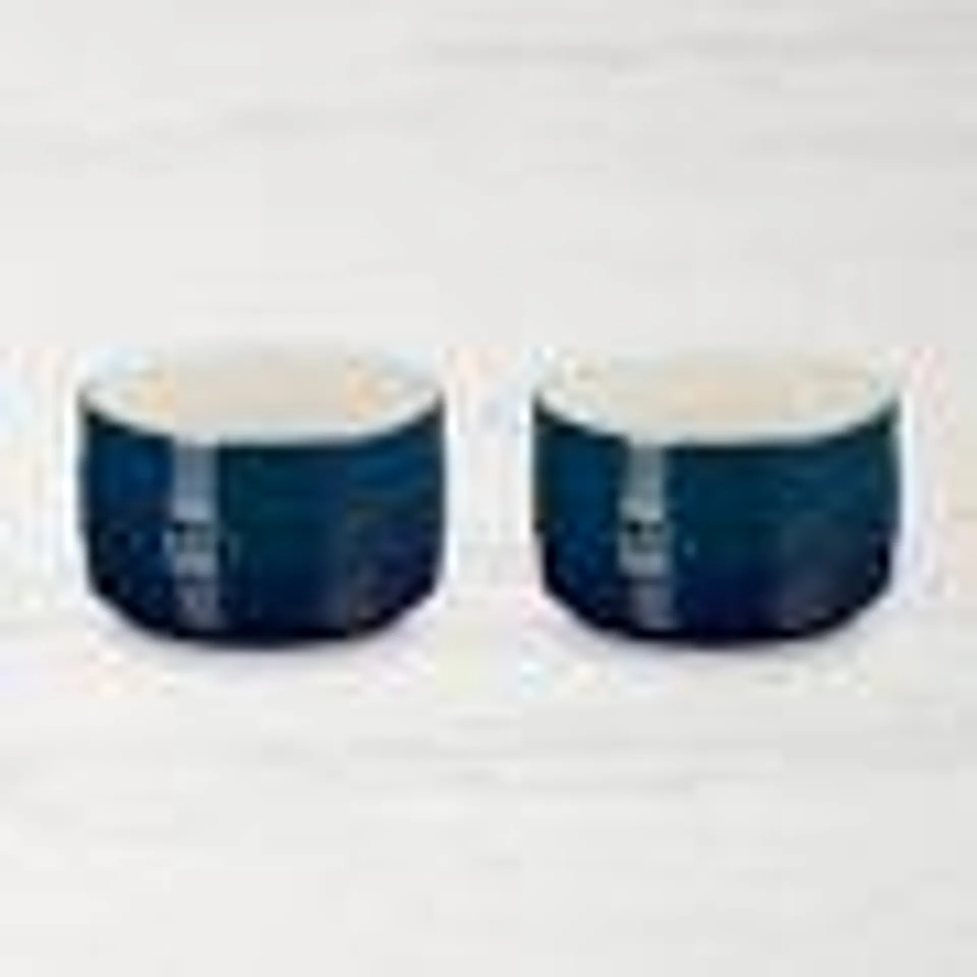 Le Creuset Stoneware Round Straight Wall Ramekin, Set of 2