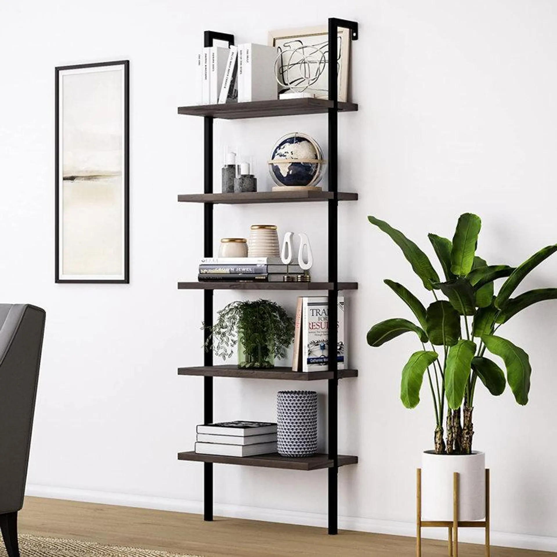 Cayton 5 Piece Tiered Shelf