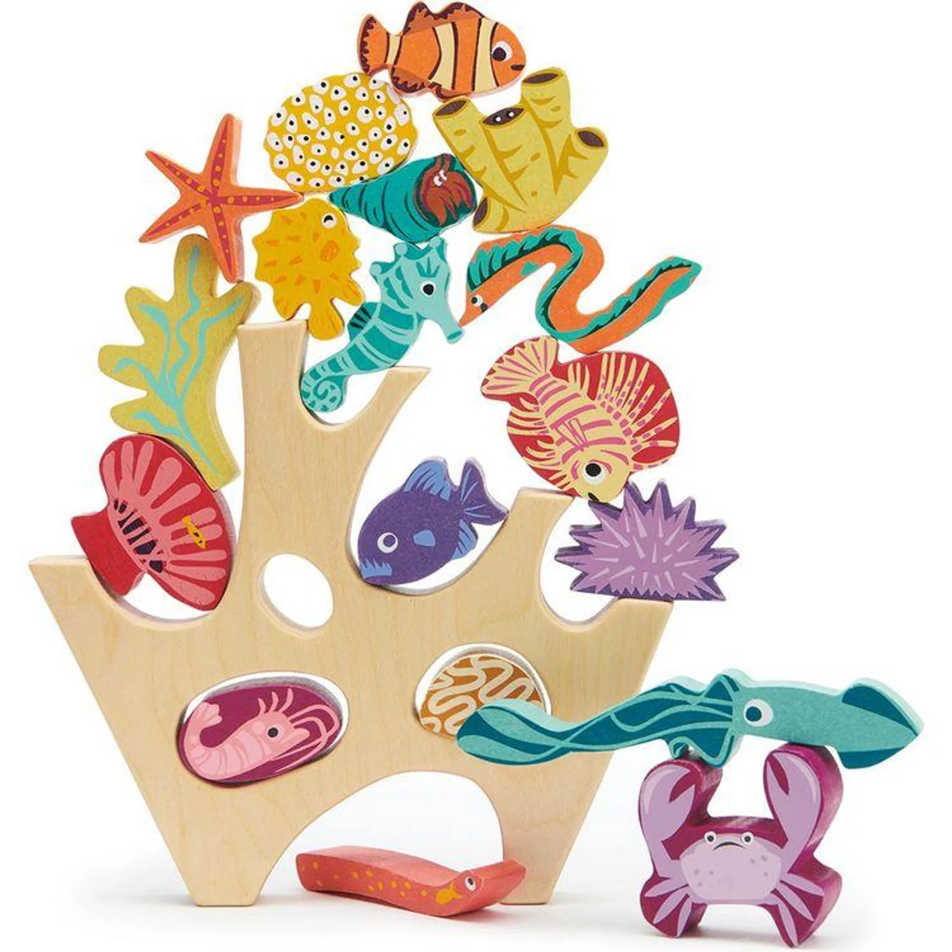 Wooden Stacking Coral Reef