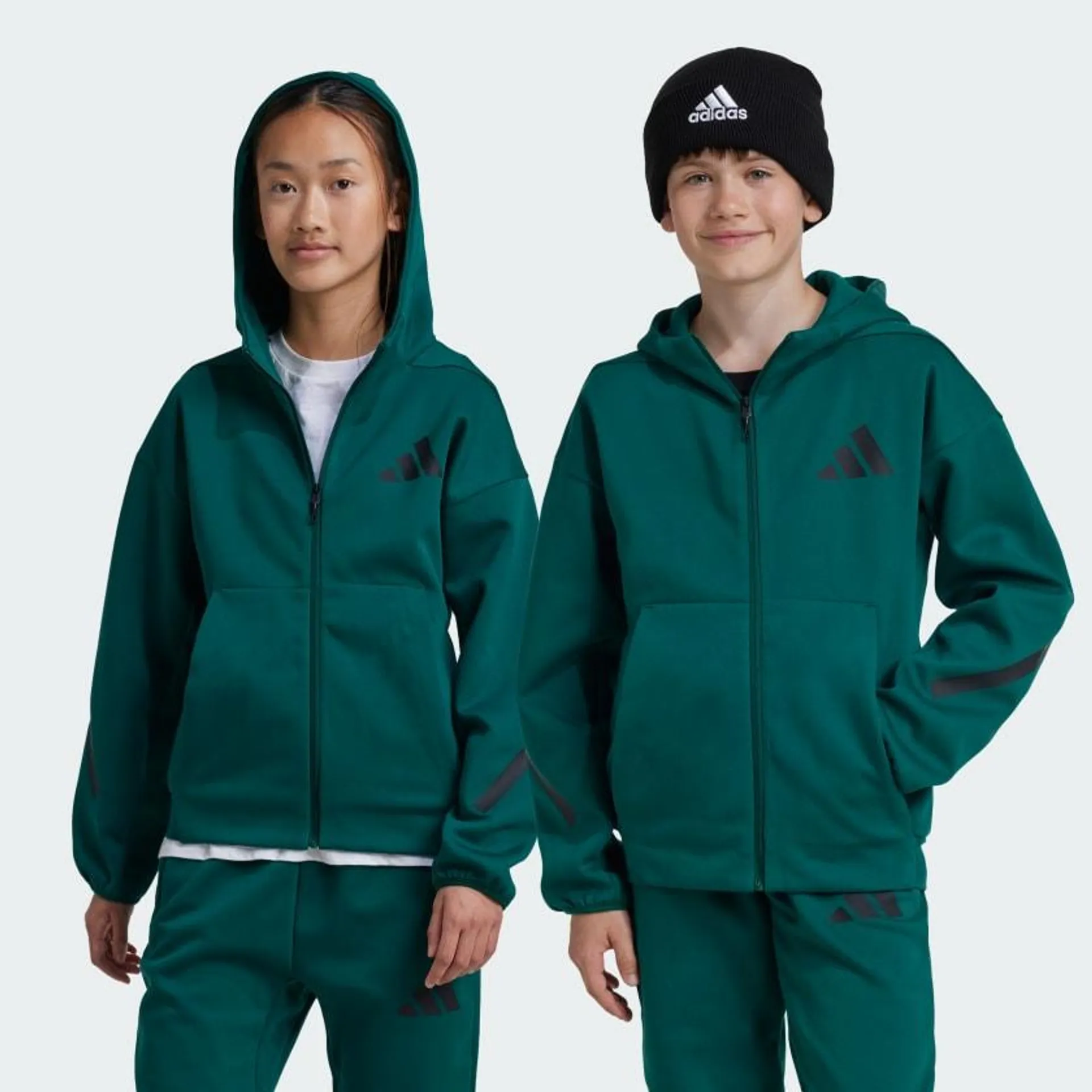 adidas Z.N.E. Full-Zip Hooded Track Jacket Kids