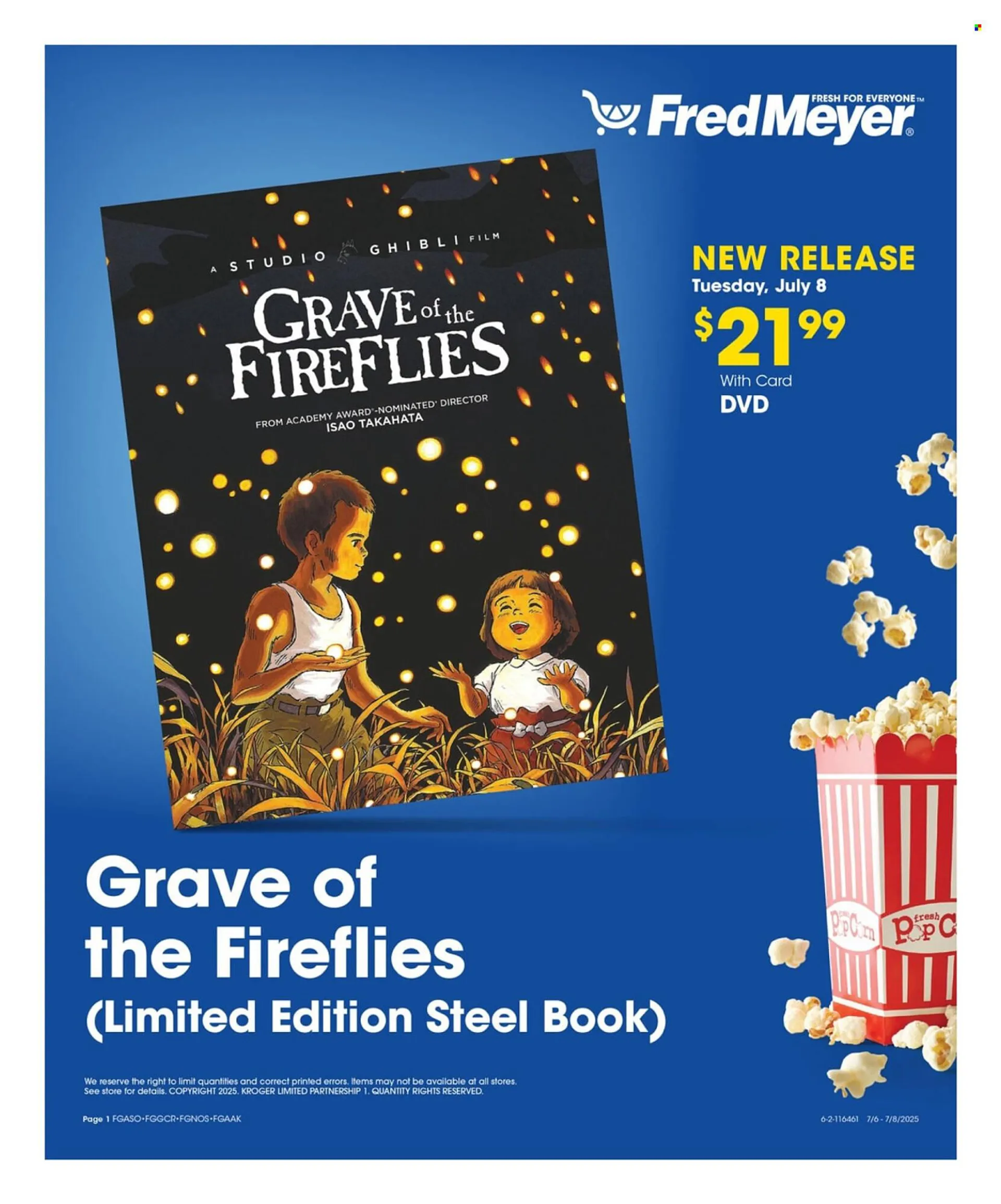 Weekly ad Fred Meyer Weekly Ad from July 6 to July 8 2025 - Page 1