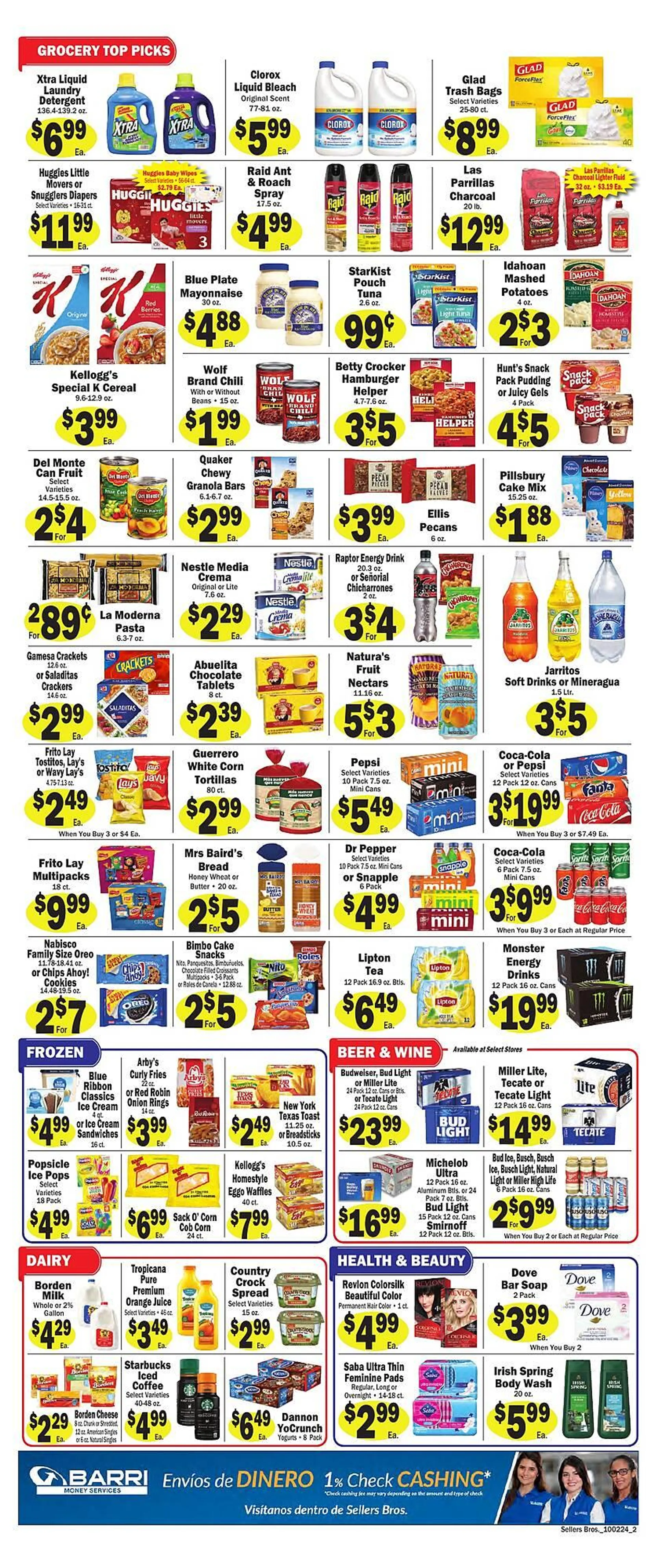 Weekly ad Sellers Bros Weekly Ad from October 2 to October 8 2024 - Page 2