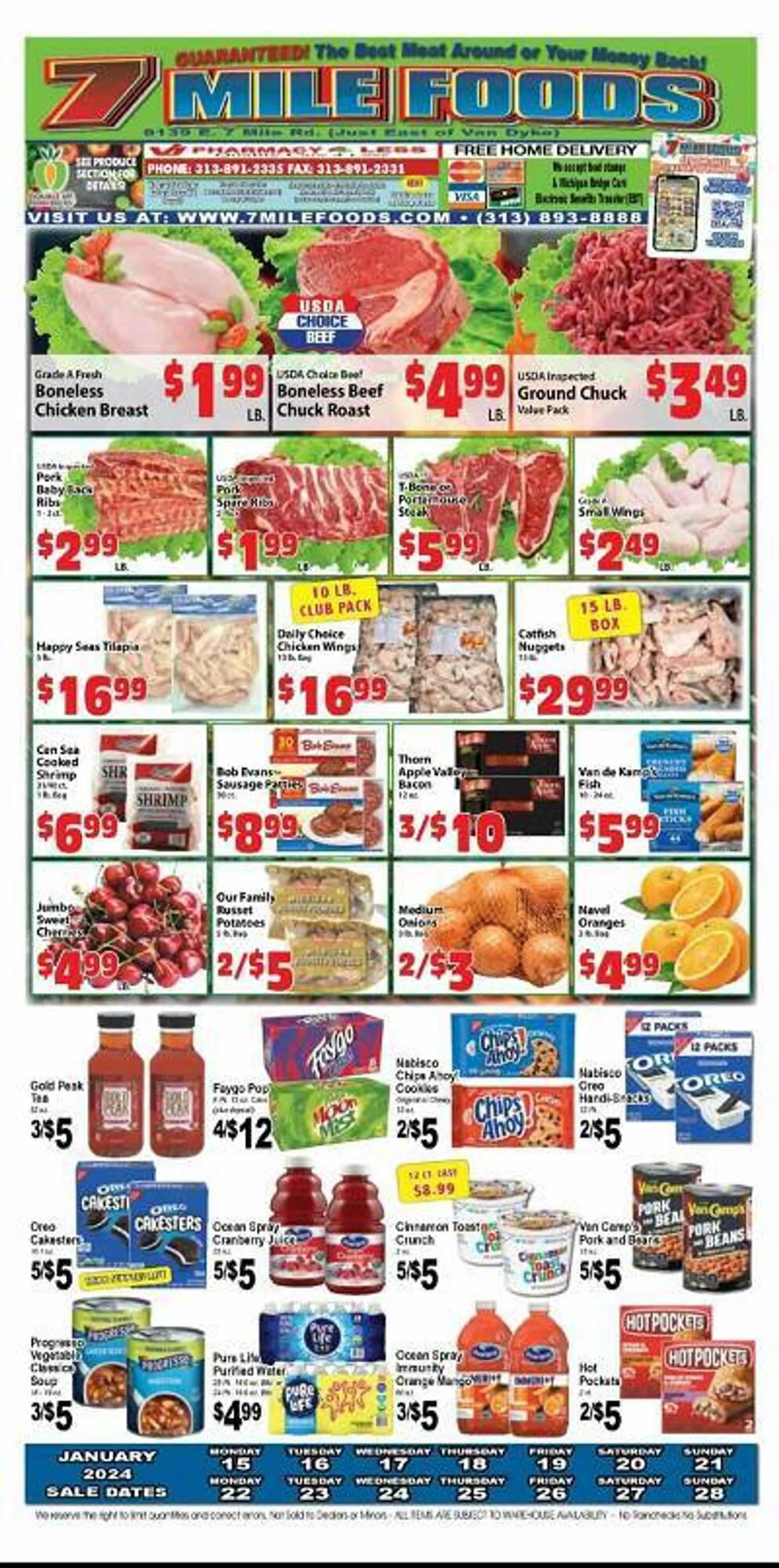 Weekly ad 7 Mile Foods Weekly Ad from January 15 to January 28 2024 - Page 