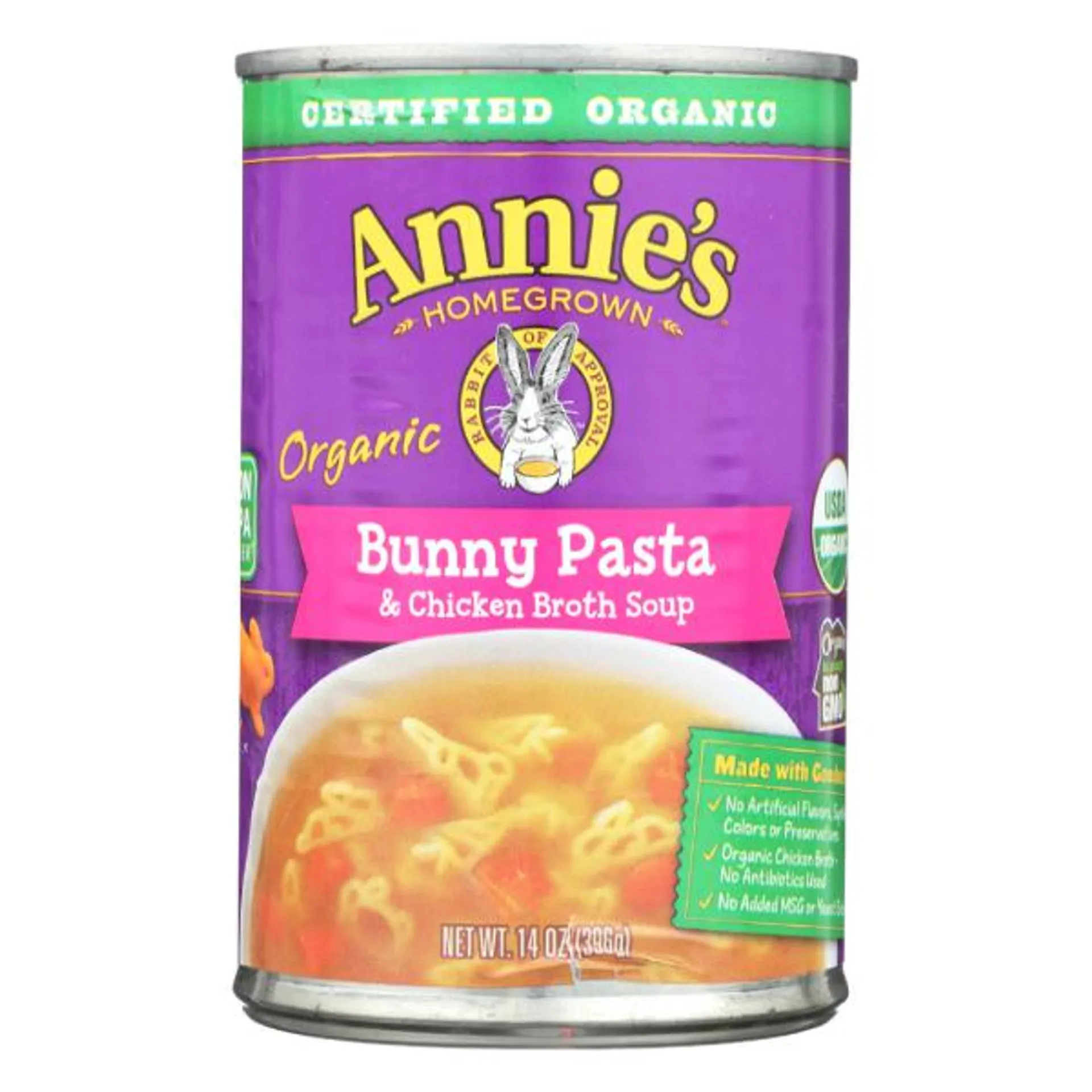Annies Homegrown Bunny Pasta Chicken Soup - 14 Ounce