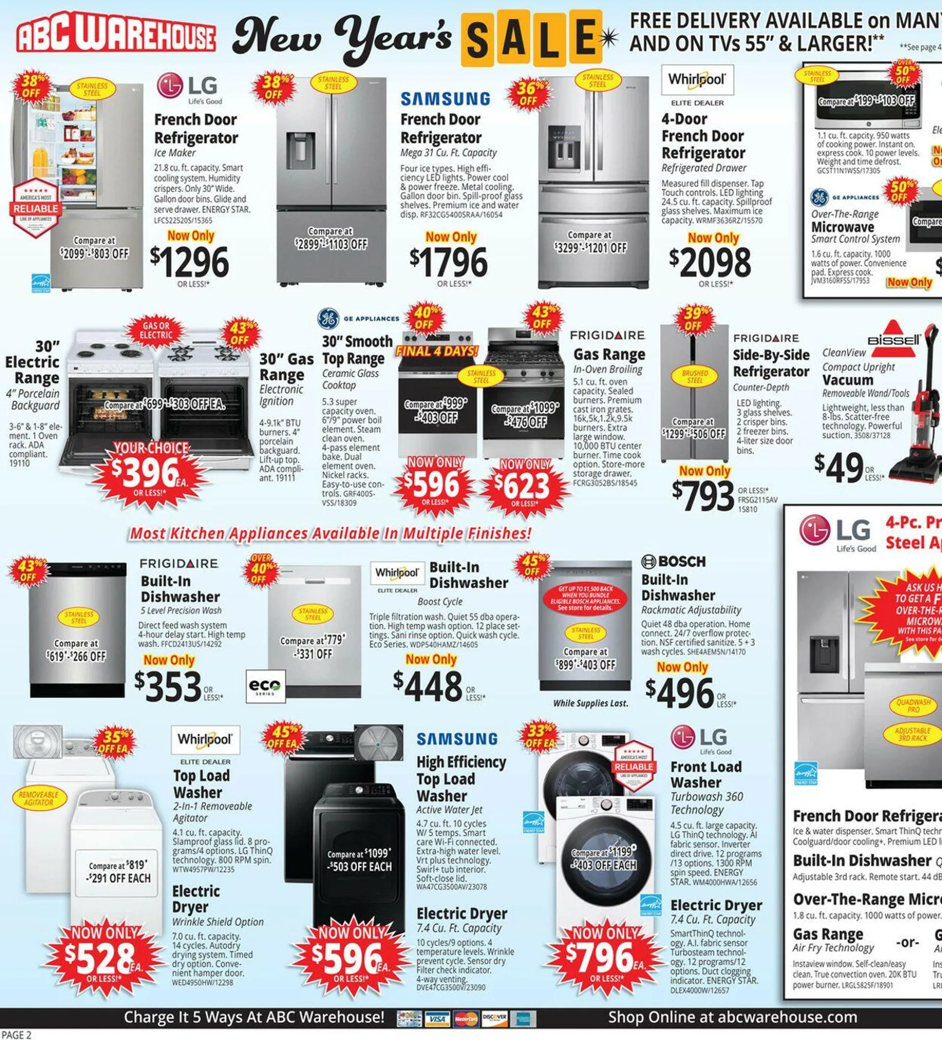 Weekly ad ABC Warehouse Current weekly ad from January 5 to January 11 2025 - Page 2