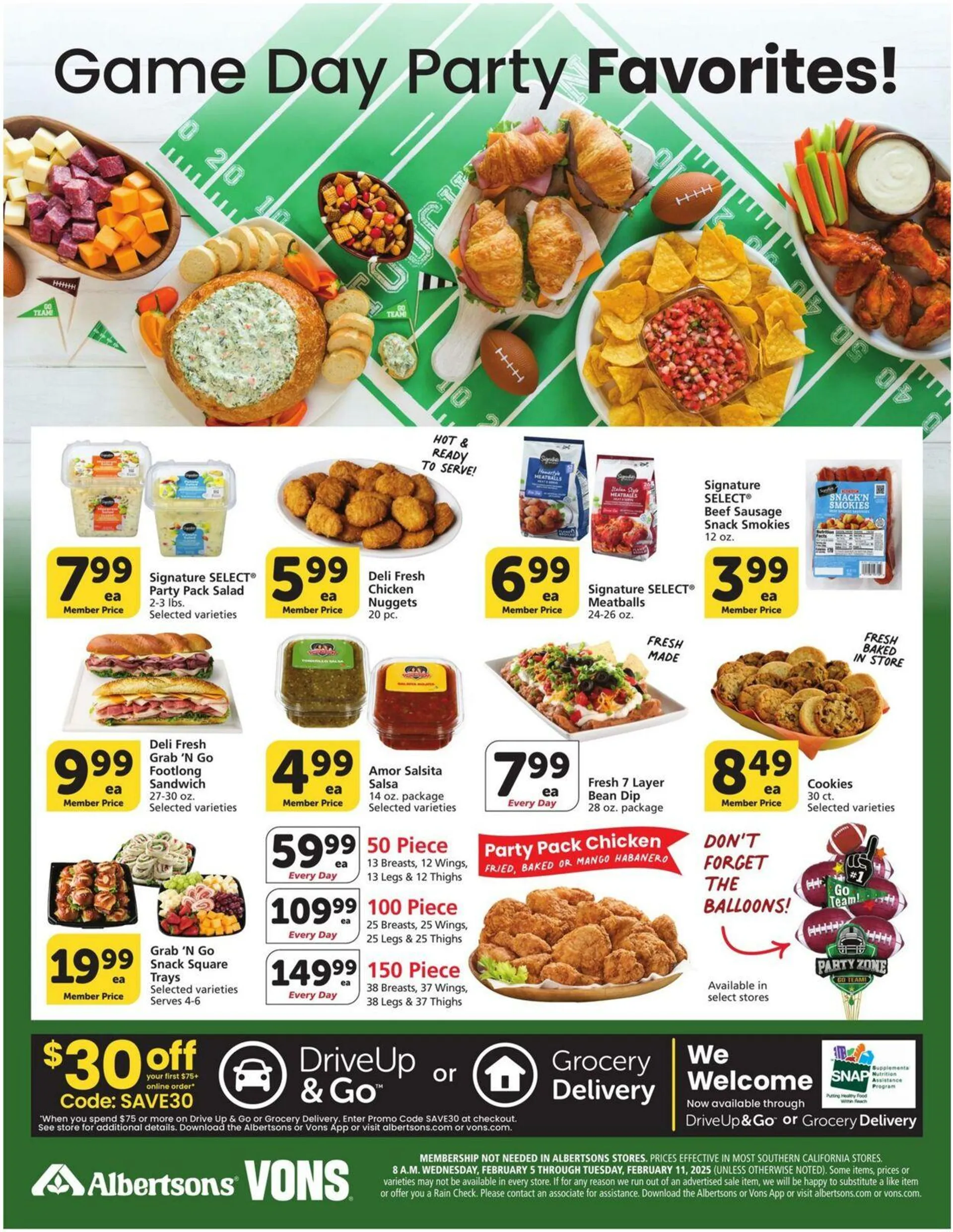 Catálogo de Vons Current weekly ad 5 de febrero al 11 de febrero 2025 - Página 1