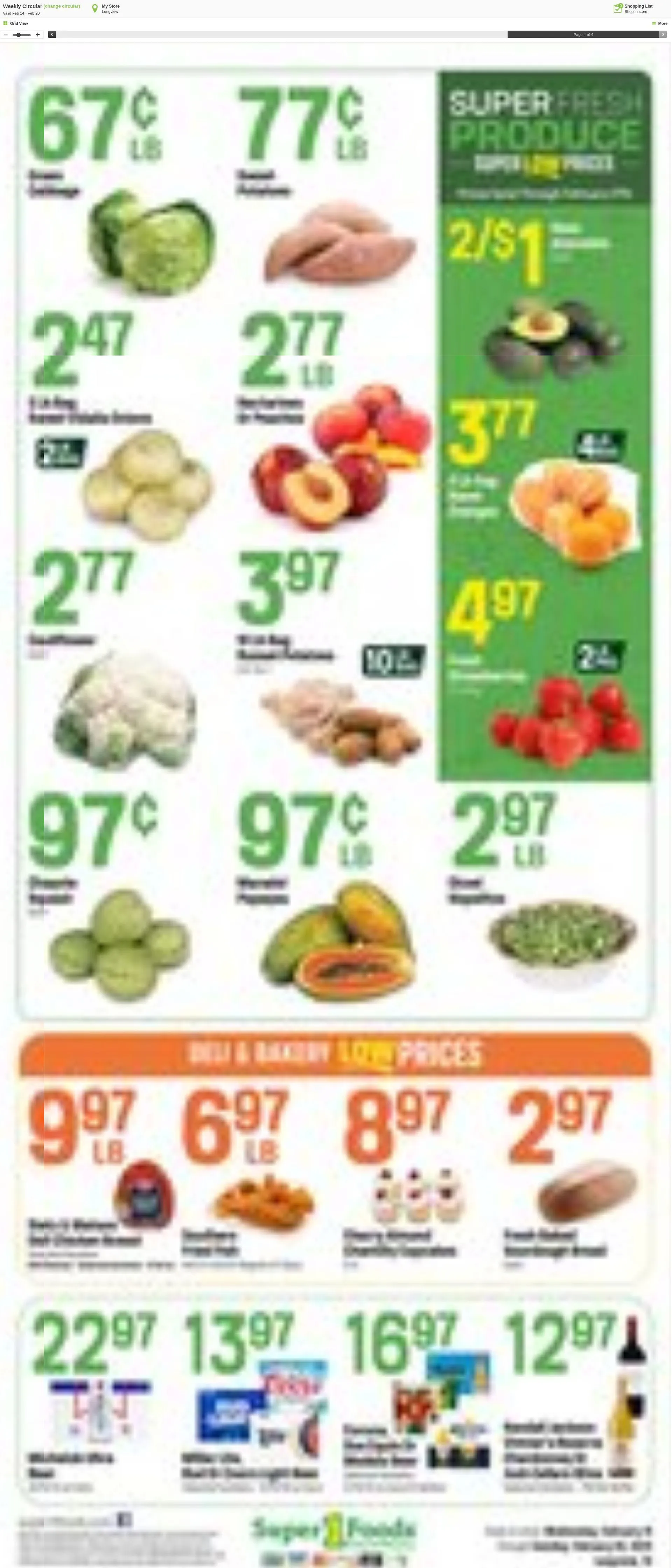 Weekly ad Super1Foods from February 14 to February 20 2024 - Page 4
