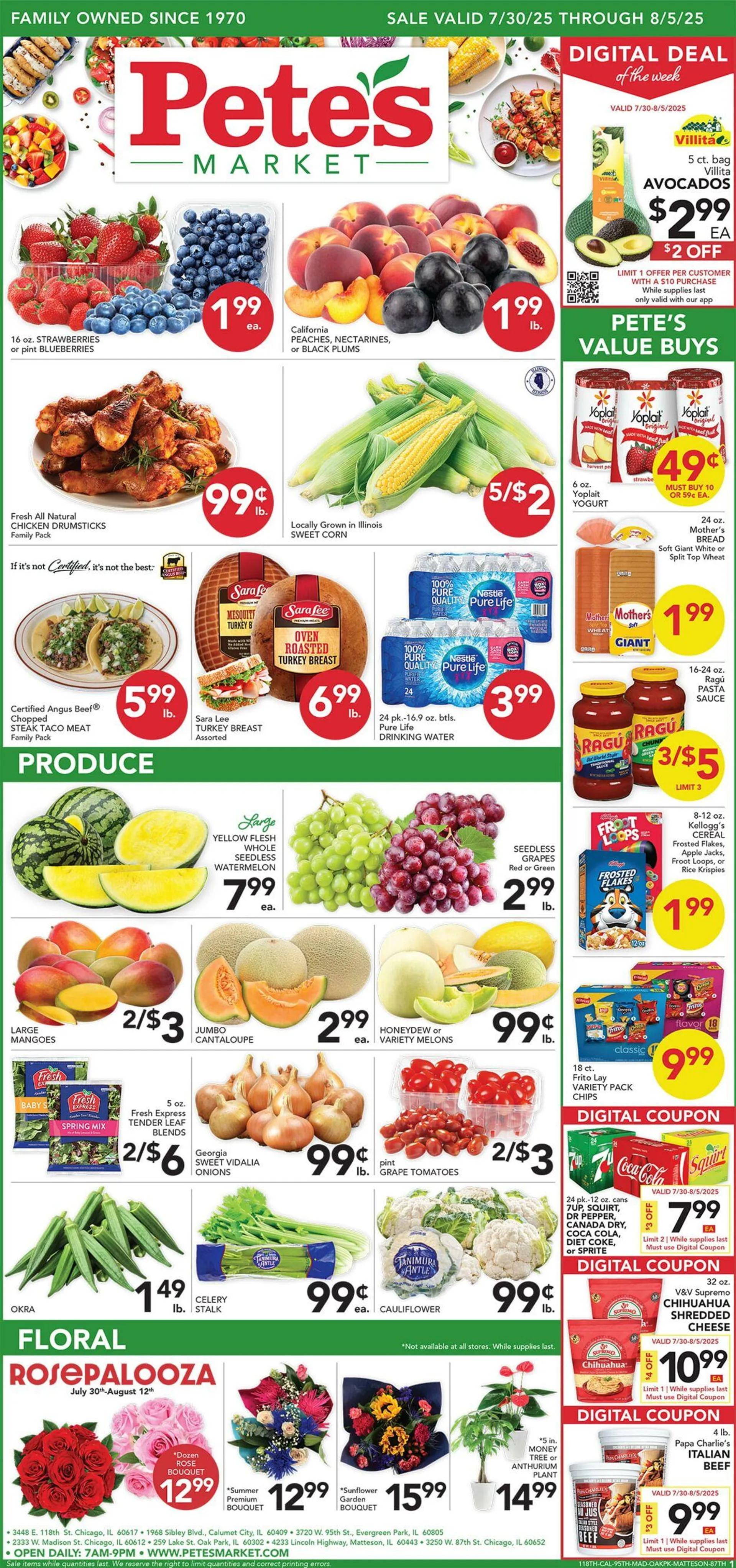 Weekly ad Pete's Fresh Market Current weekly ad from July 23 to July 29 2025 - Page 1