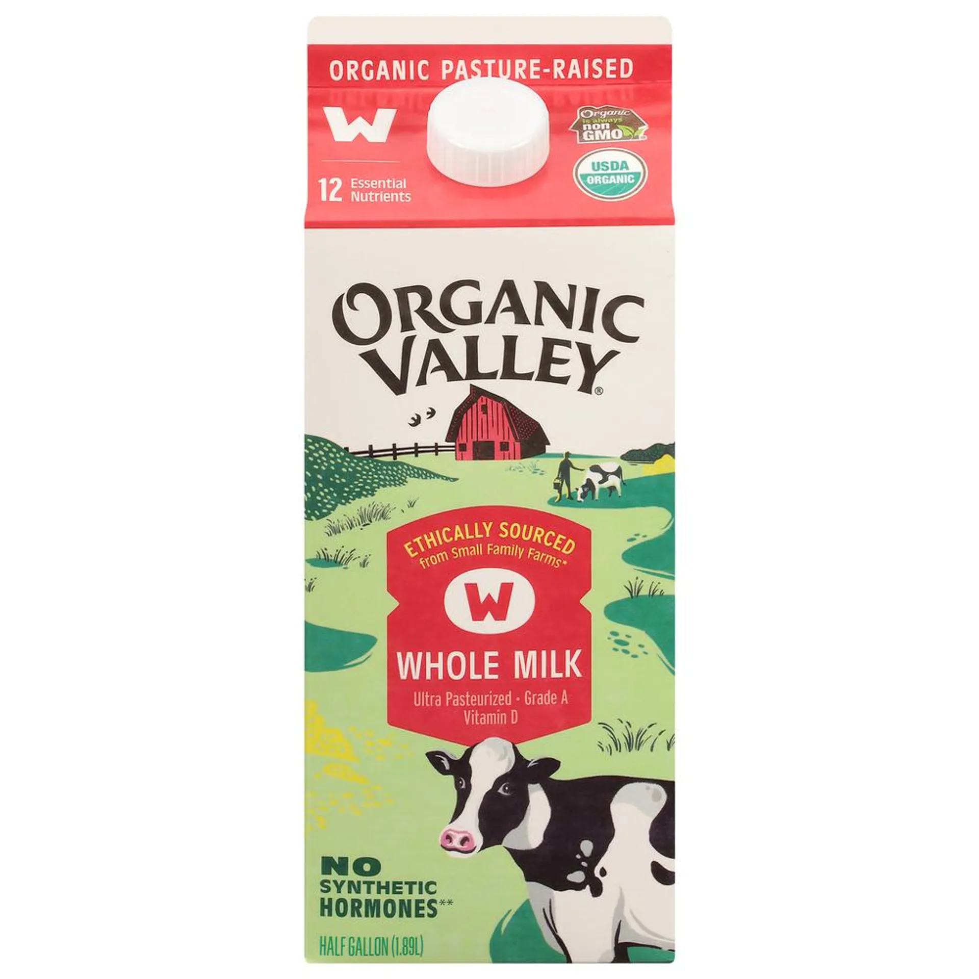 Organic Valley Milk, Whole