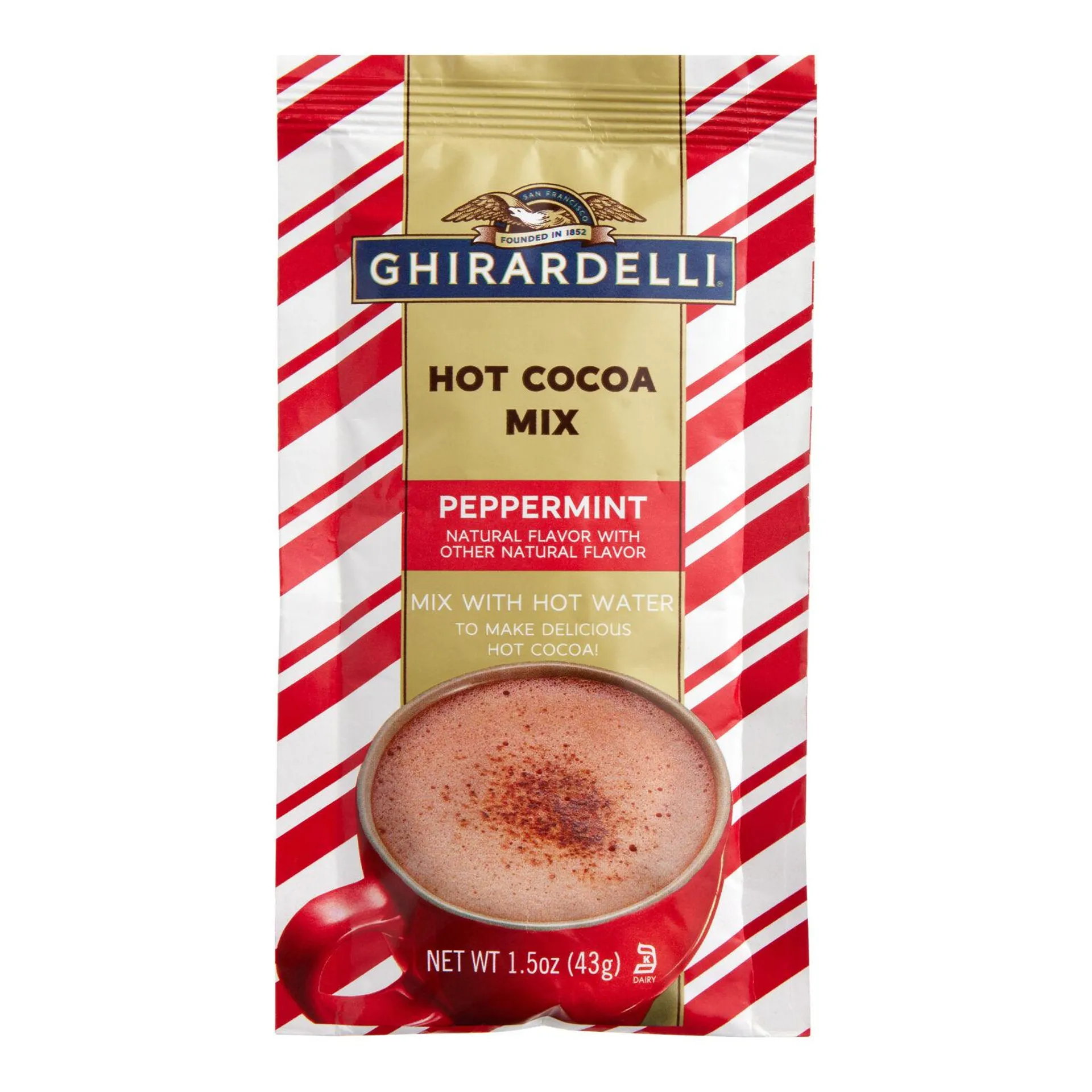 Ghirardelli Peppermint Hot Cocoa Mix Packet Set of 3