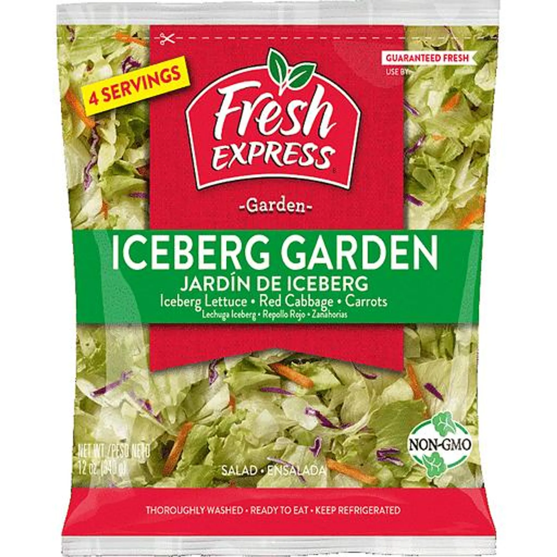 Fresh Express Salad, Iceberg Garden 12 Oz