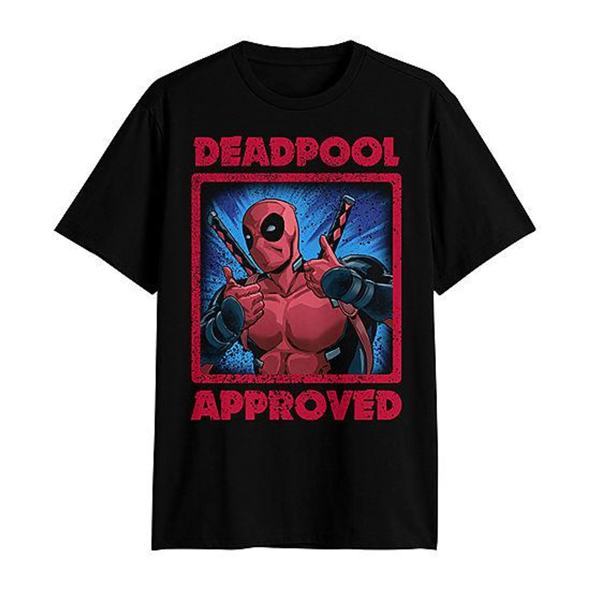 new! Big and Tall Mens Crew Neck Short Sleeve Regular Fit Deadpool Graphic T-Shirt