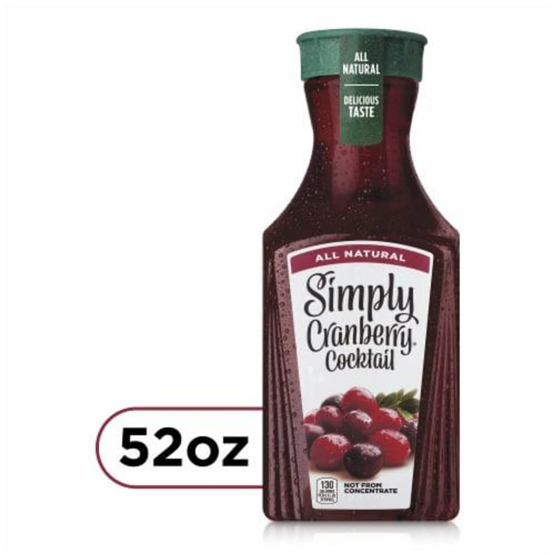 Simply Cranberry Cocktail Fruit All Natural Juice