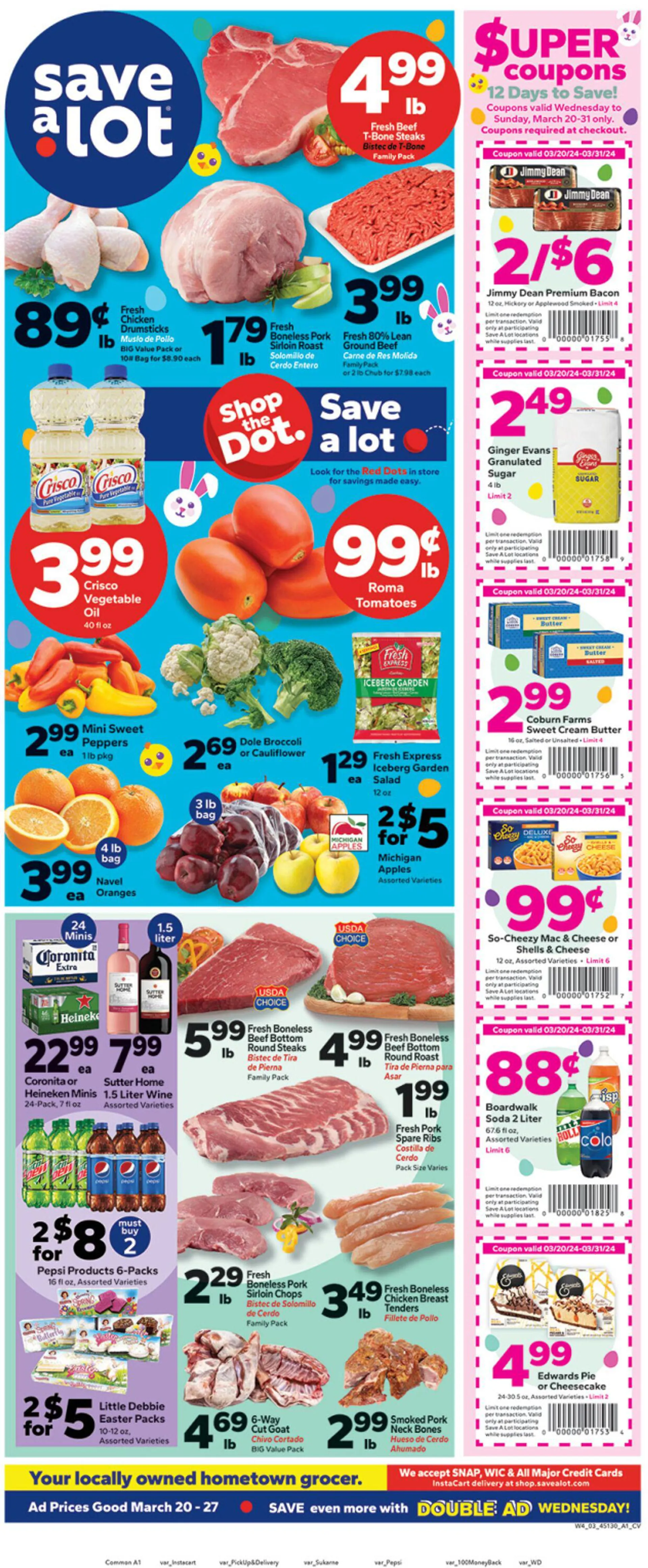 Weekly ad Save a Lot - Pahokee Current weekly ad from March 20 to March 27 2024 - Page 