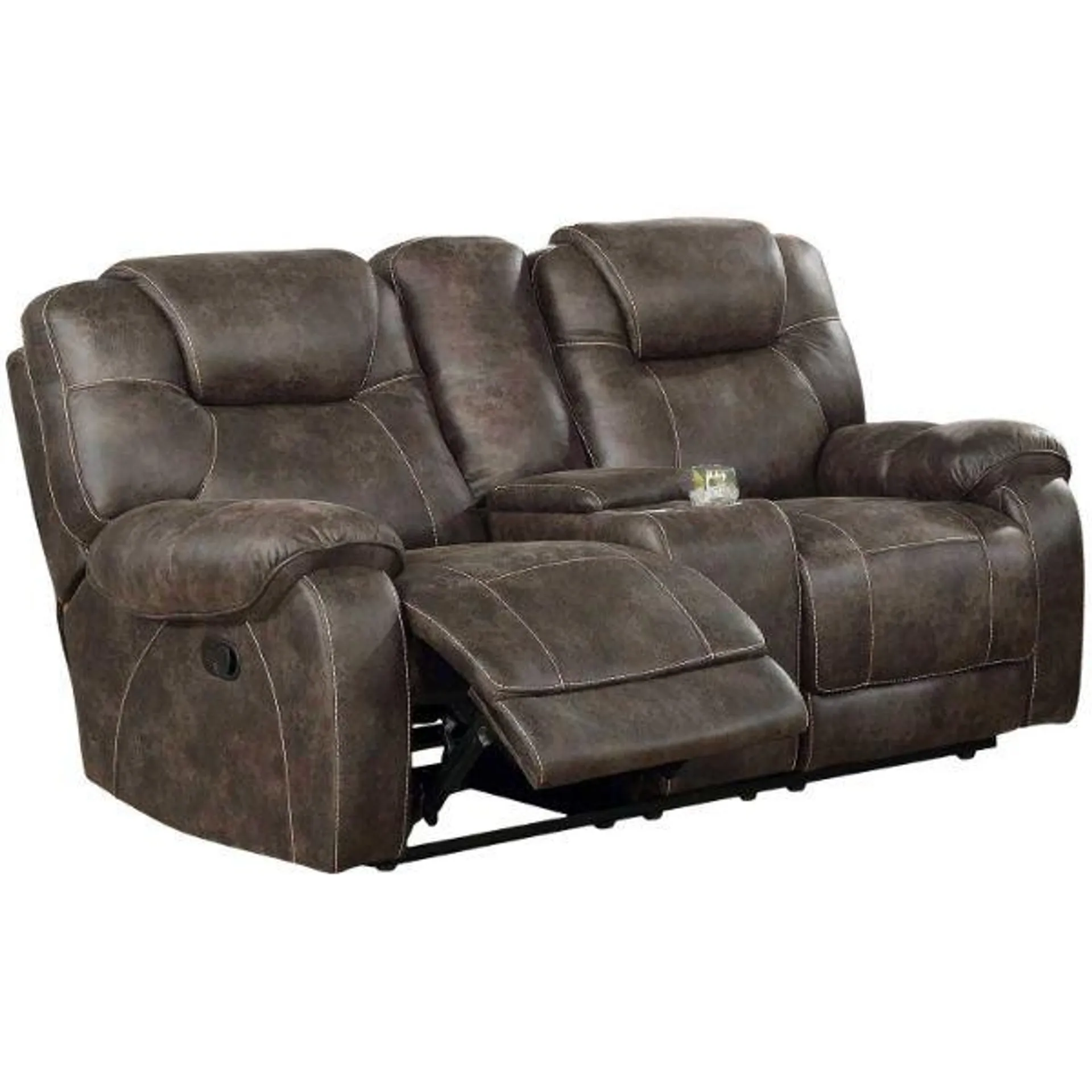 Clyde Reclining Console Loveseat