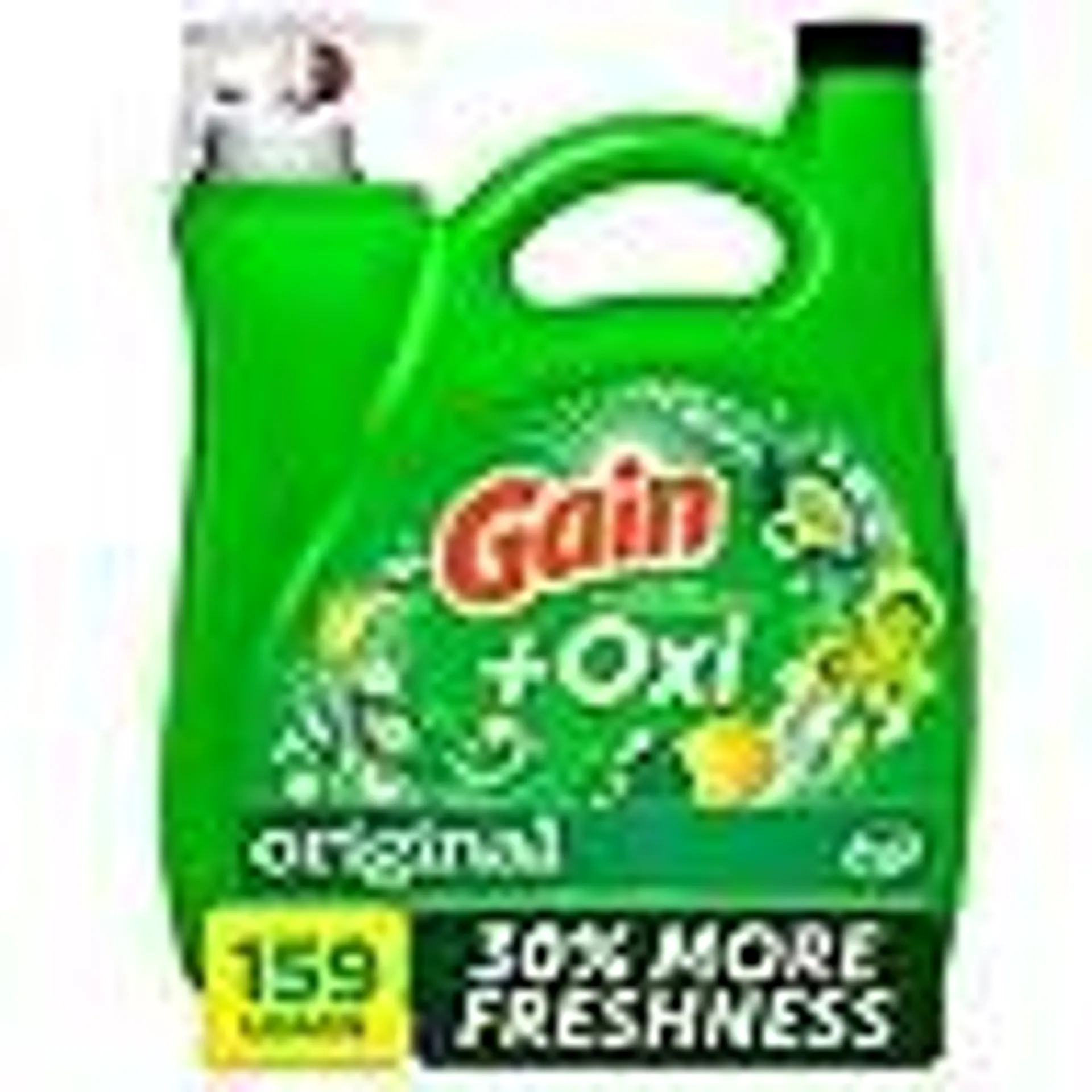 Gain + Oxi Liquid Laundry Detergent, Original, 159 Loads, 170 fl. oz.