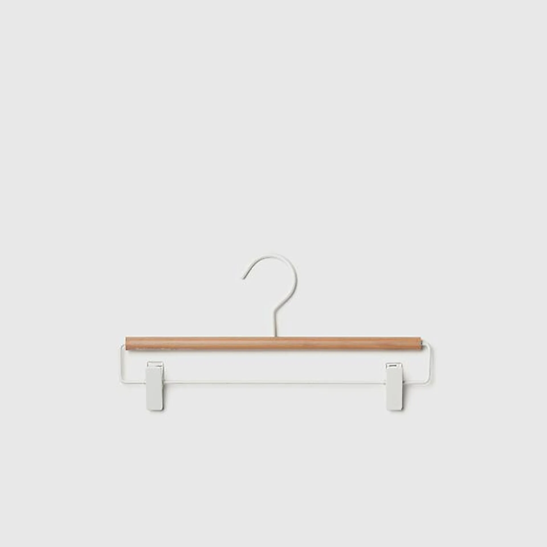 Marie Kondo Serene Pant & Skirt Hanger Cloud White Pkg/3