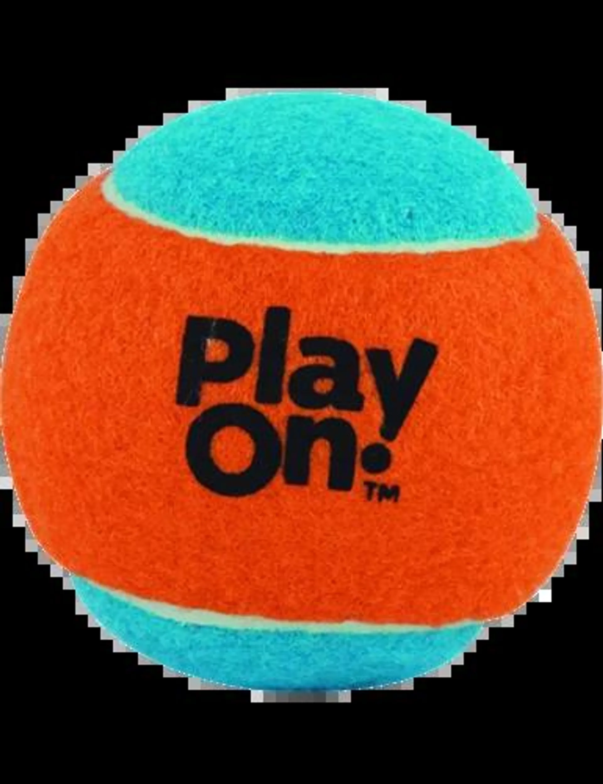 Play On Dog Toy, Tennis Ball Assorted Colors, 3 Inches