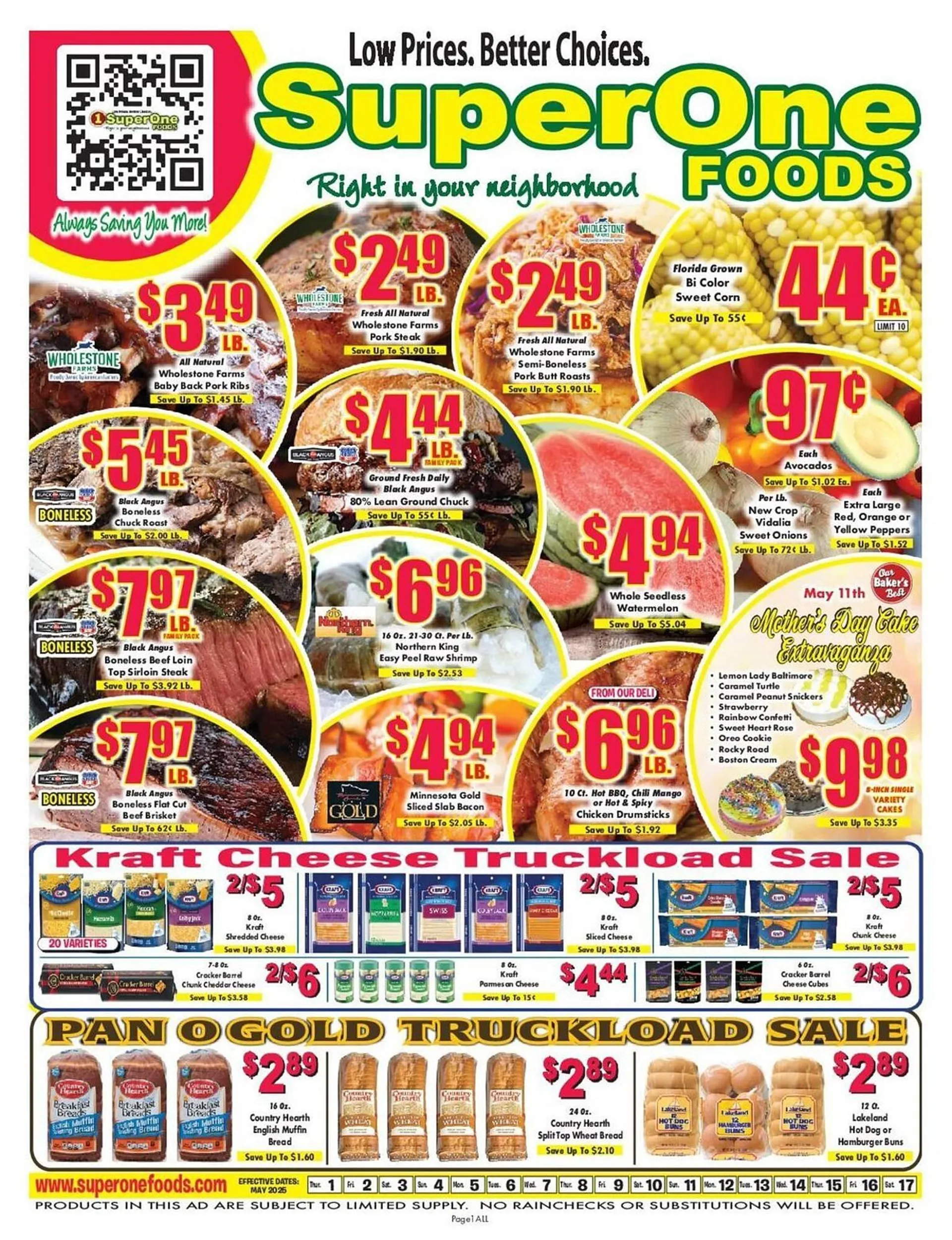 Weekly ad Miners County Market Weekly Ad from May 7 to May 13 2025 - Page 1
