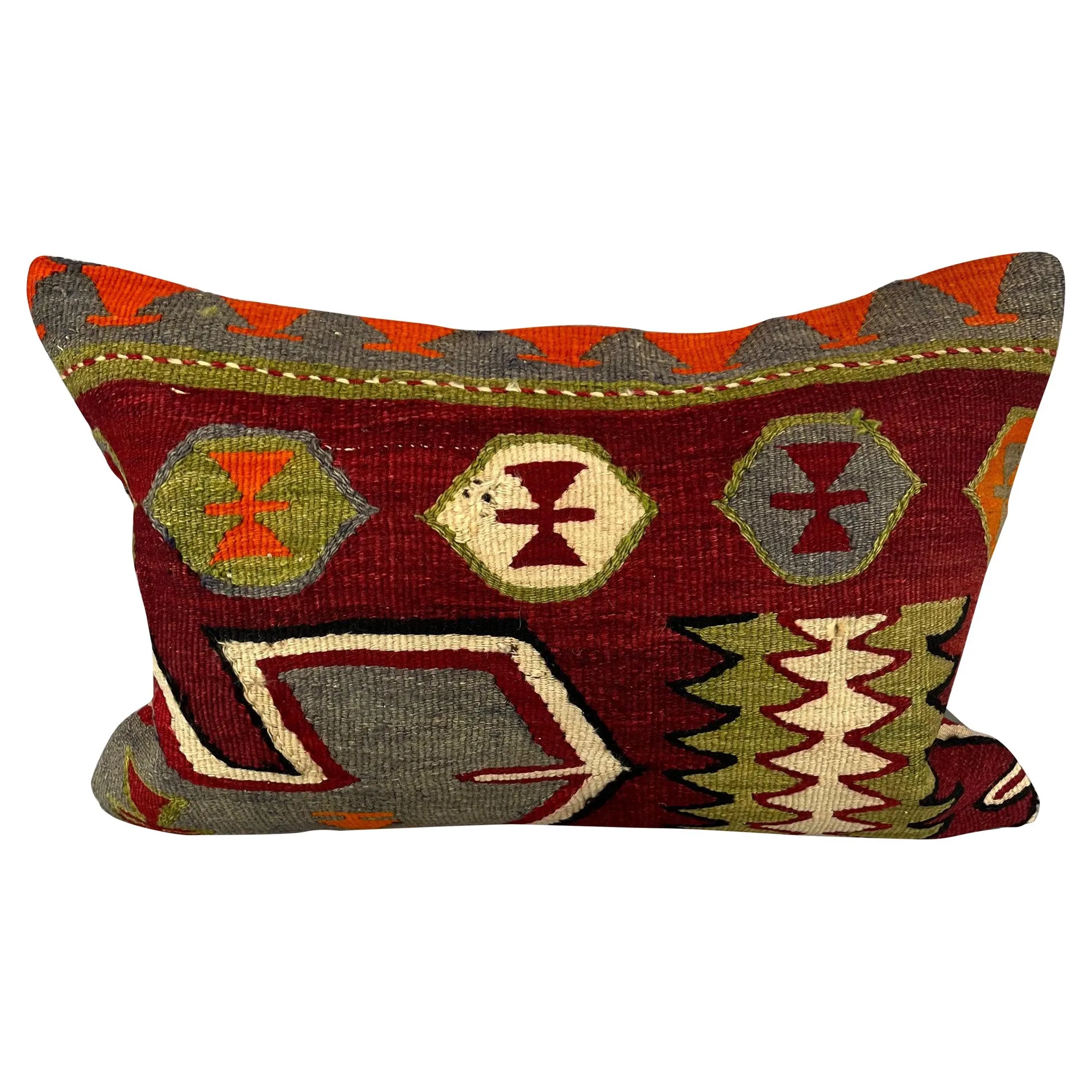 16 x 24 Kilim Turkish Cushion Golden Gate Comfort Pillow Cushion Cover #6832