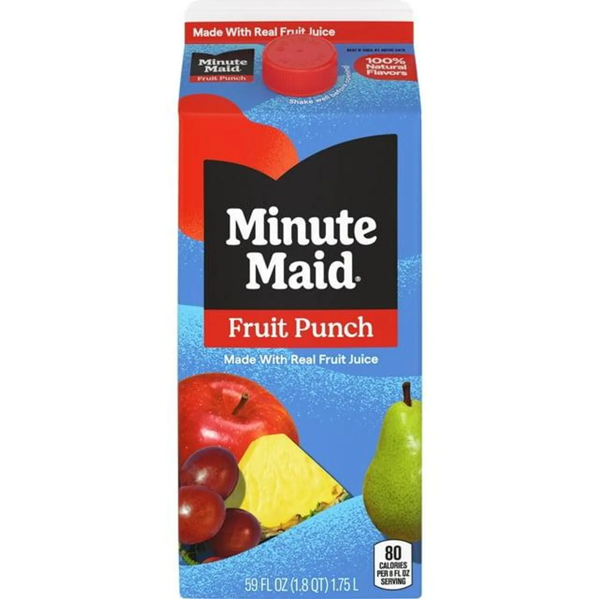 Minute Maid Fruit Punch Real Fruit Juice Drink, 59 fl oz Carton