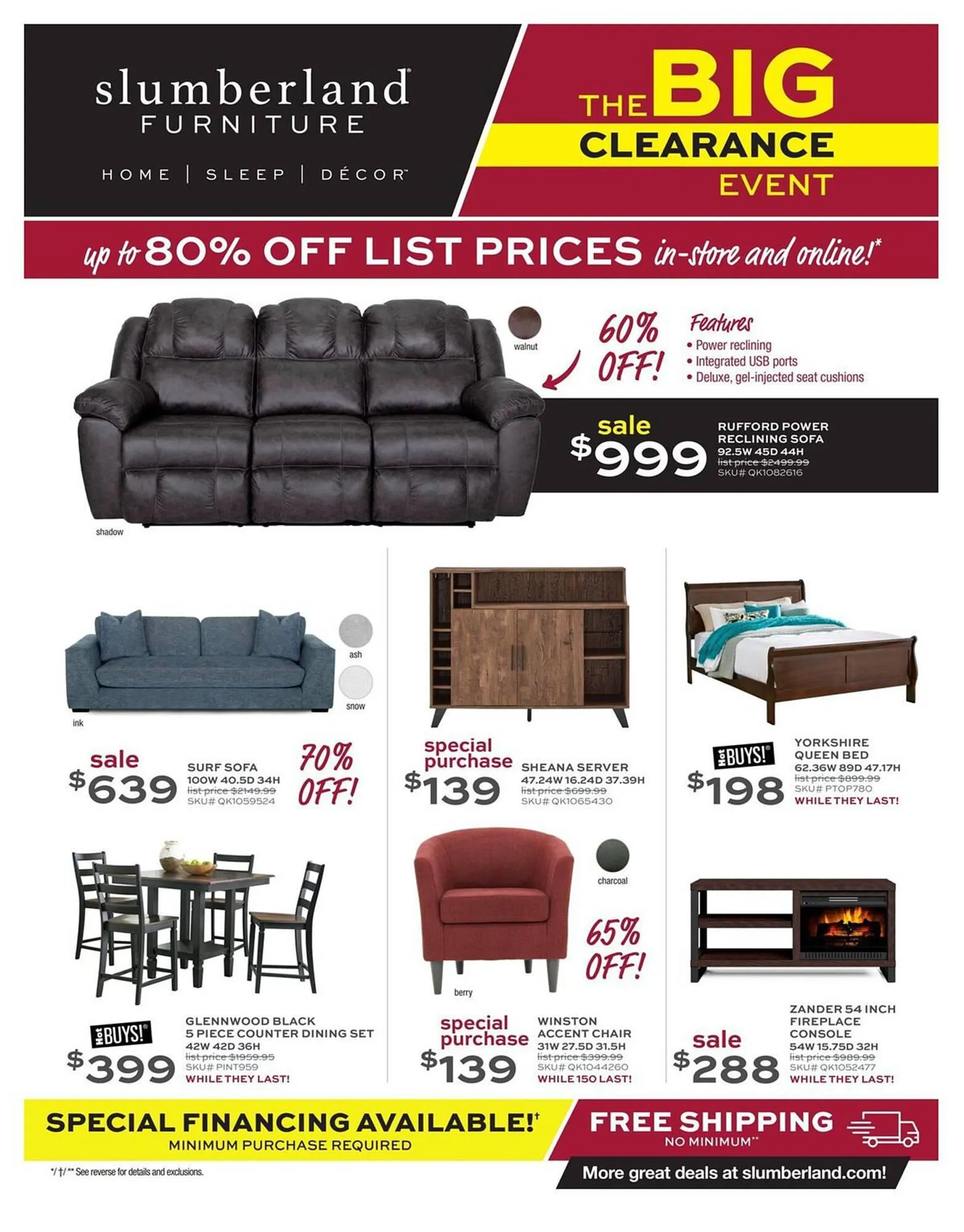 Weekly ad Slumberland Furniture Weekly Ad from January 5 to January 31 2024 - Page 