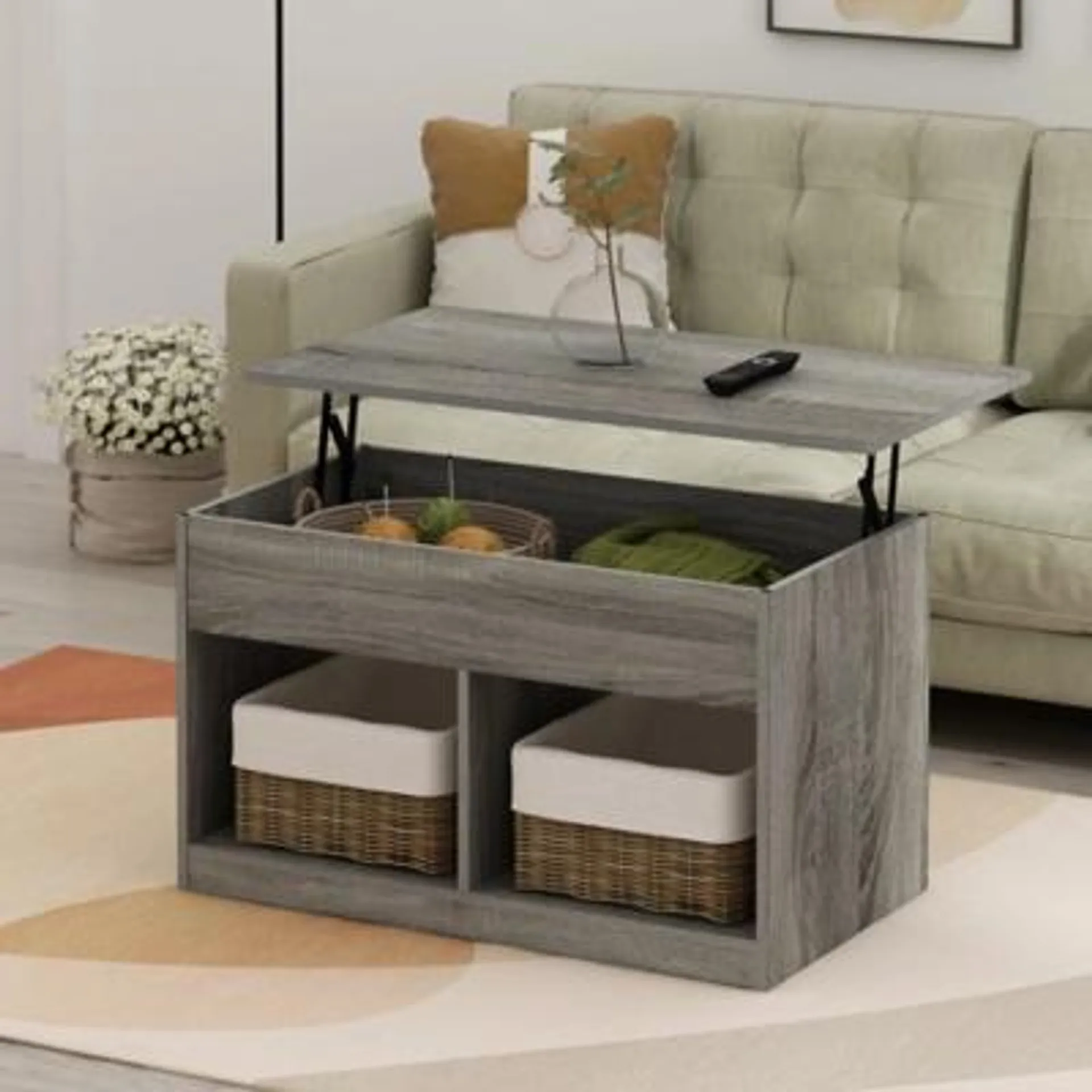 Furinno Jensen Lift Top Coffee Table