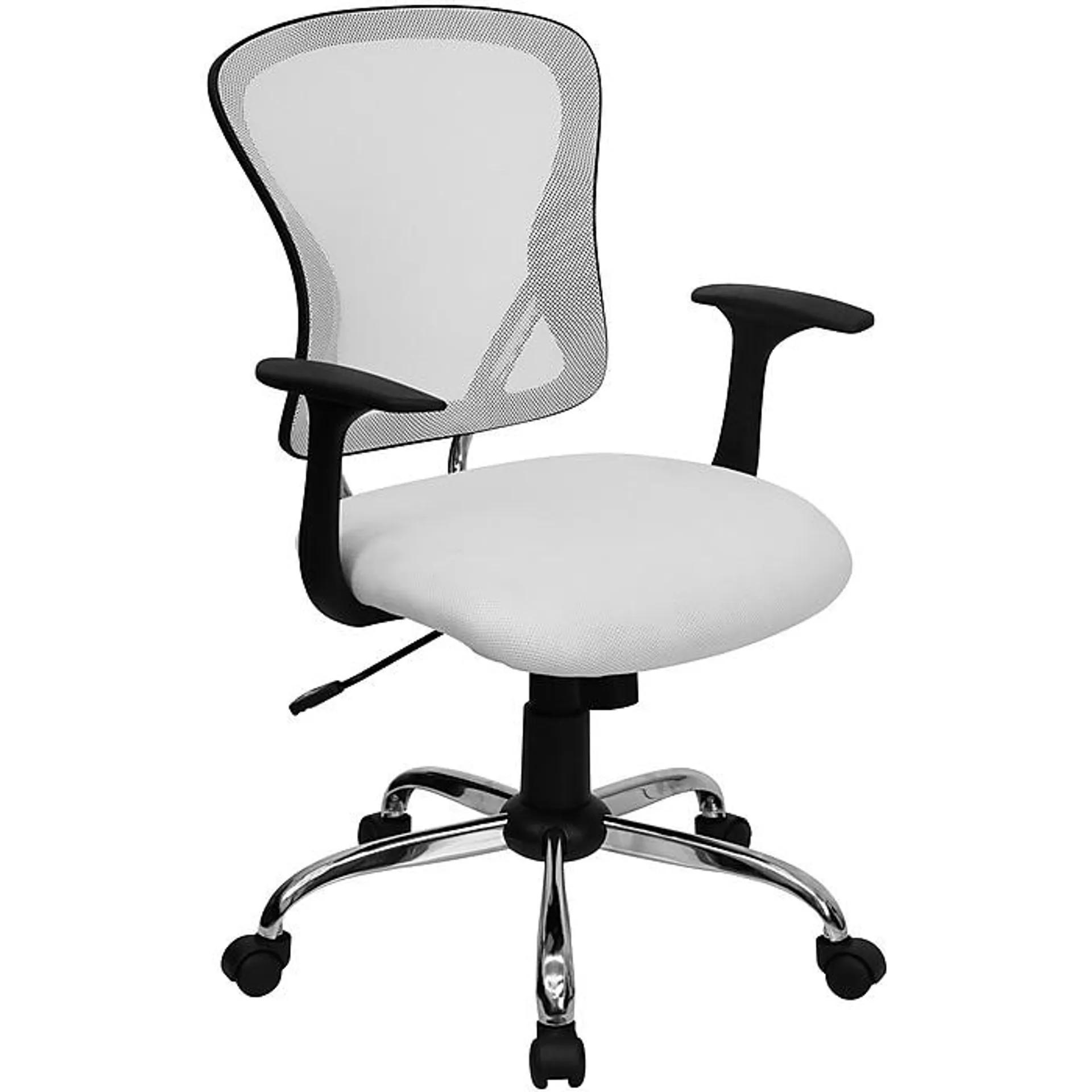 Flash Furniture Alfred Ergonomic Mesh Swivel Mid-Back Task Office Chair,