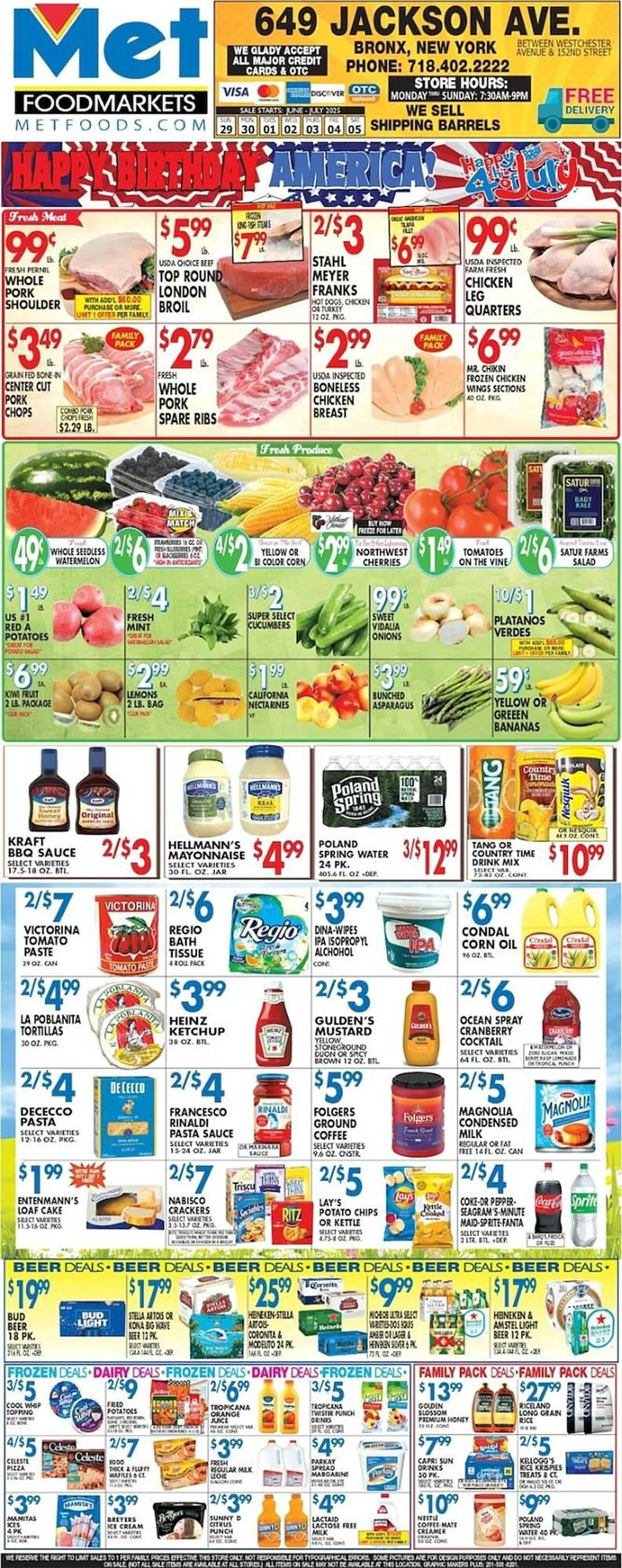 Weekly ad Met Foodmarkets Weekly Ad from June 29 to July 5 2025 - Page 1