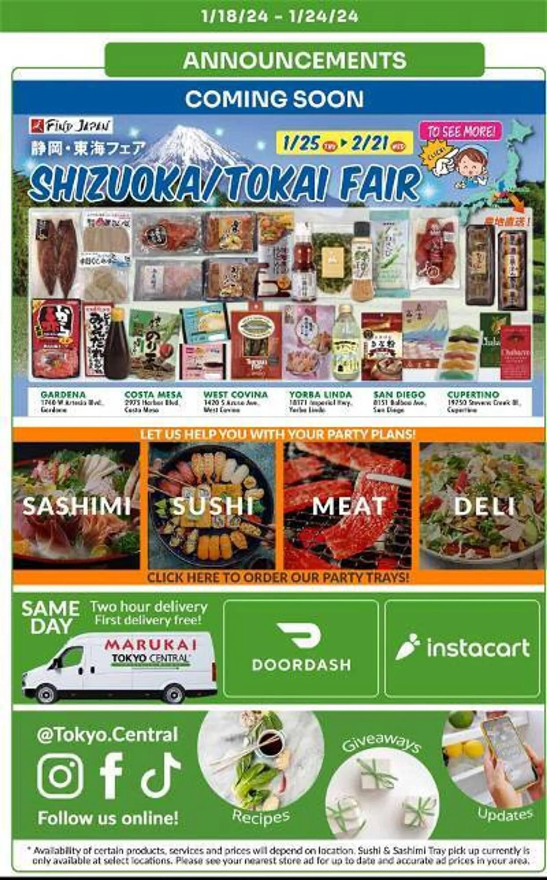 Weekly ad Tokyo Central Specialty Market Weekly Ad from January 18 to January 24 2024 - Page 9