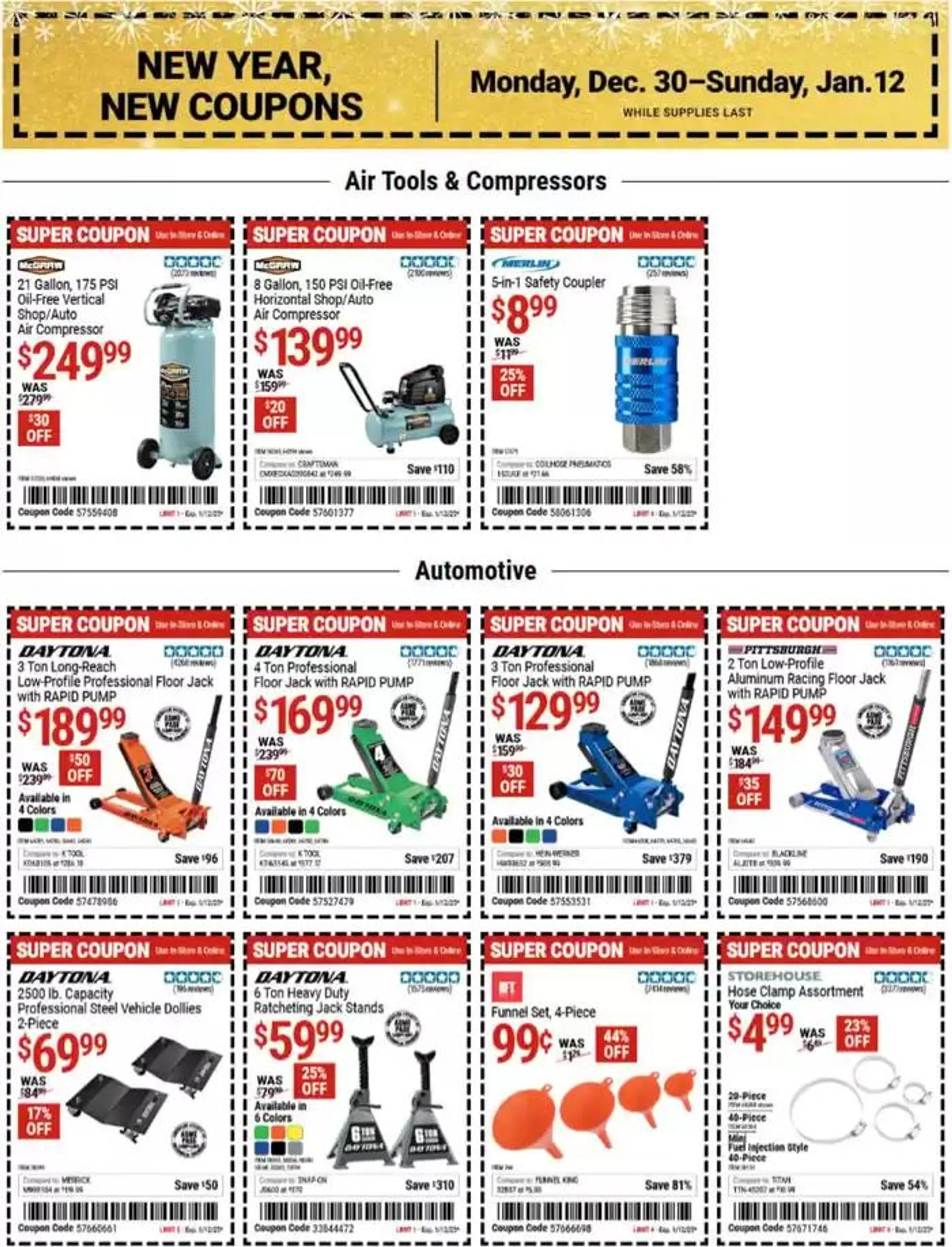 Harbor Freight Tools weekly ad - 1