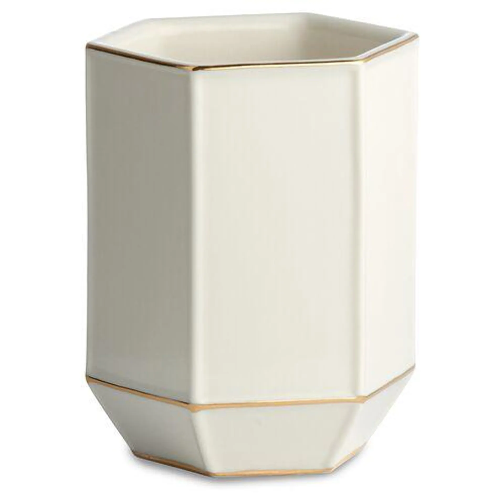 St. Honore Tumbler, Cream/Gold