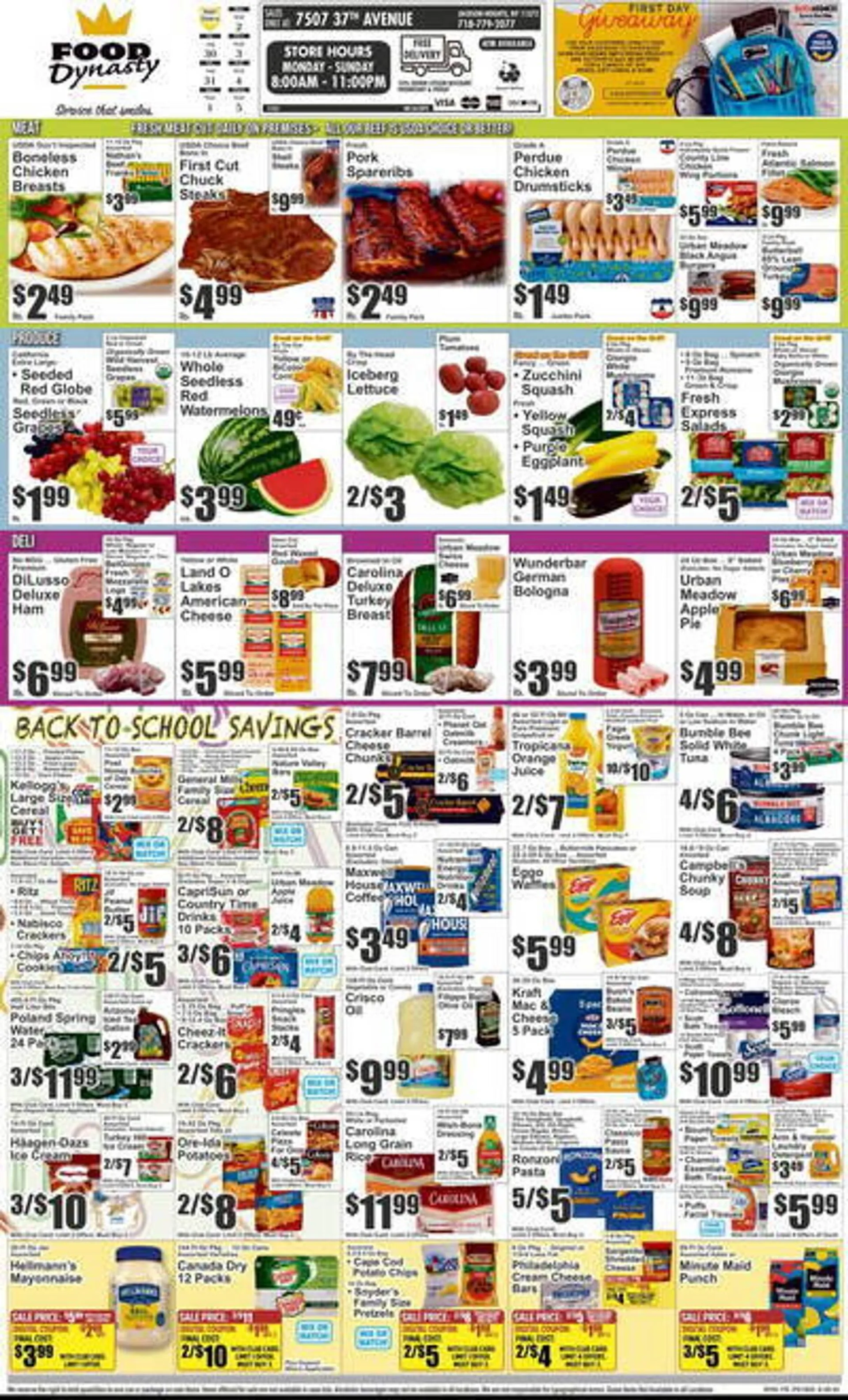 Almontes Food Dynasty Marketplace Weekly Ad - 1