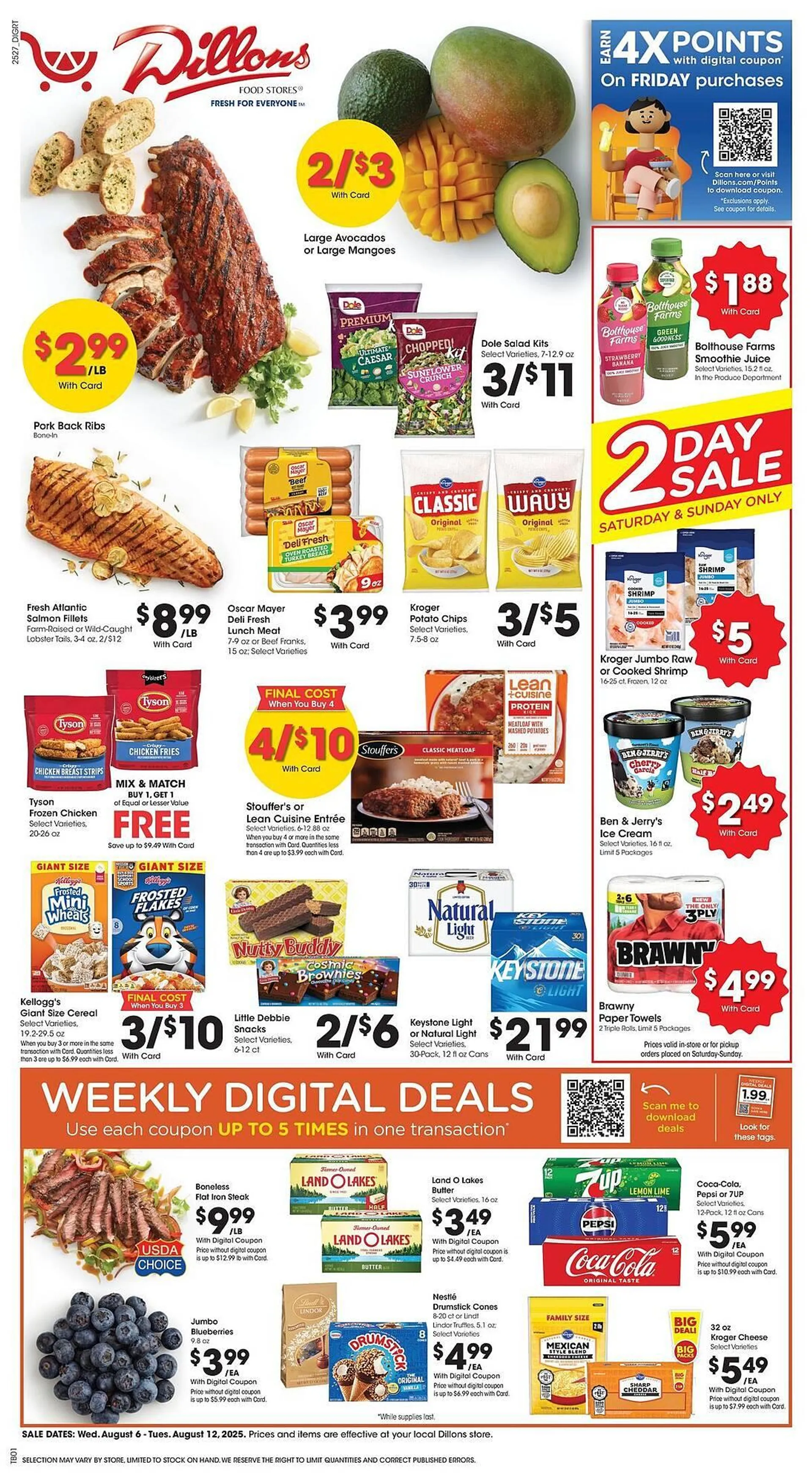 Weekly ad Dillons Weekly Ad from August 6 to August 12 2025 - Page 1