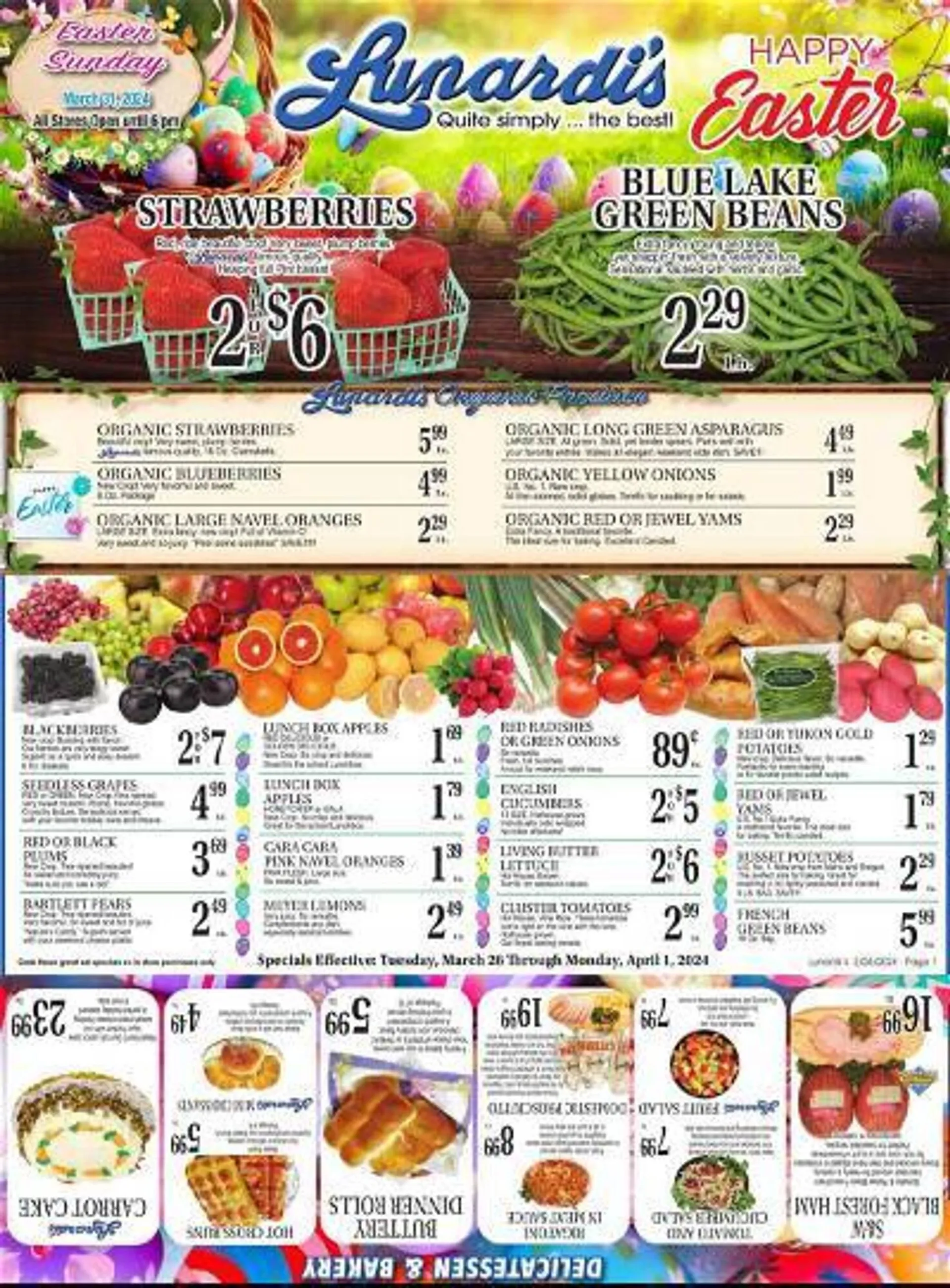 Weekly ad Lunardis Weekly Ad from March 26 to April 1 2024 - Page 1