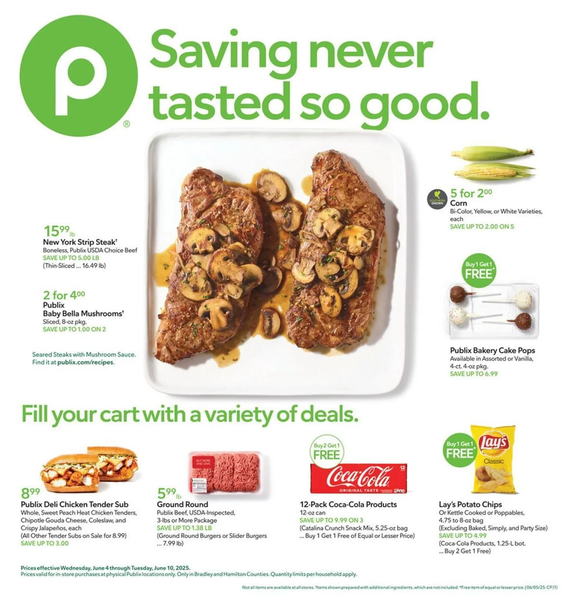 Weekly ad Publix Weekly Ad from June 4 to June 10 2025 - Page 1