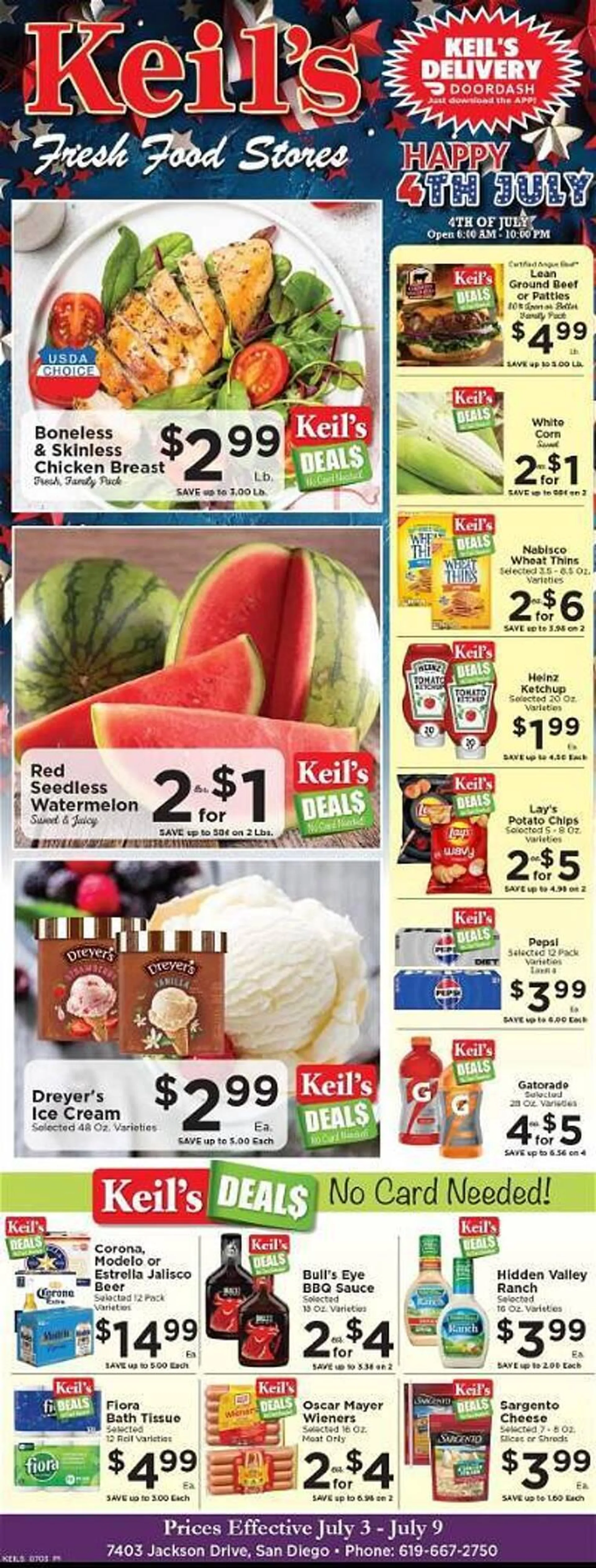 Keils Fresh Food Stores Weekly Ad - 1