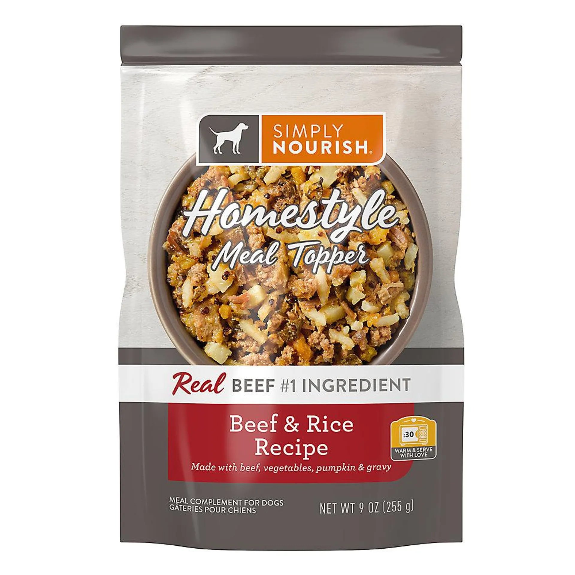 Simply Nourish Homestyle Meal Topper™ Adult Dog Meal Complement - 9 oz