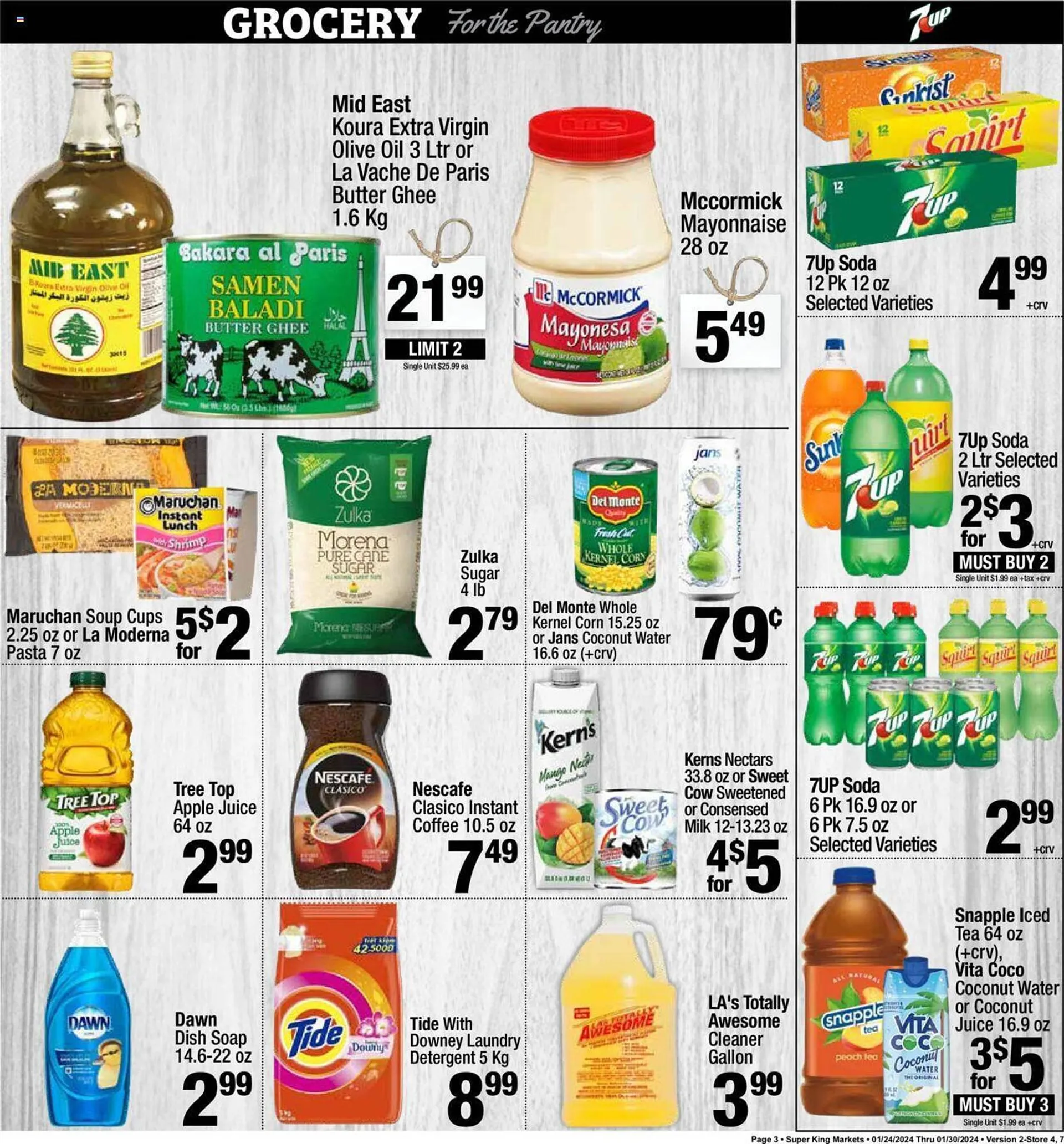 Weekly ad Super King Markets Weekly Ad from January 24 to January 30 2024 - Page 3