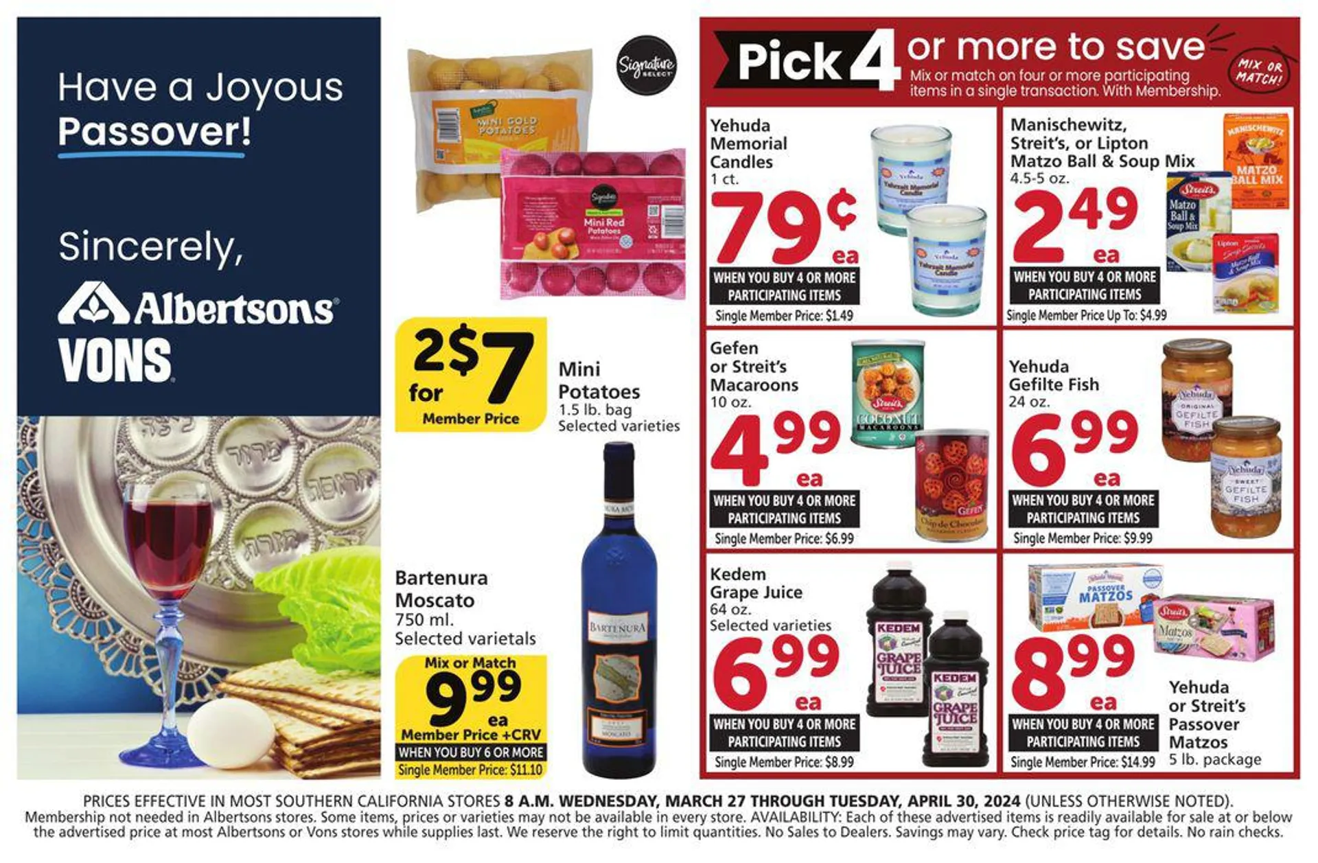 Weekly ad Albertsons - SoCal - SP from April 8 to April 30 2024 - Page 1