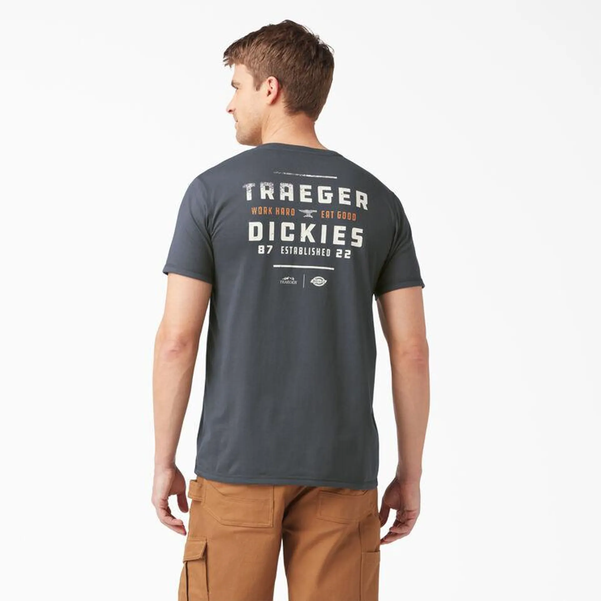 Traeger x Dickies Ultimate Grilling T-Shirt, Charcoal Gray