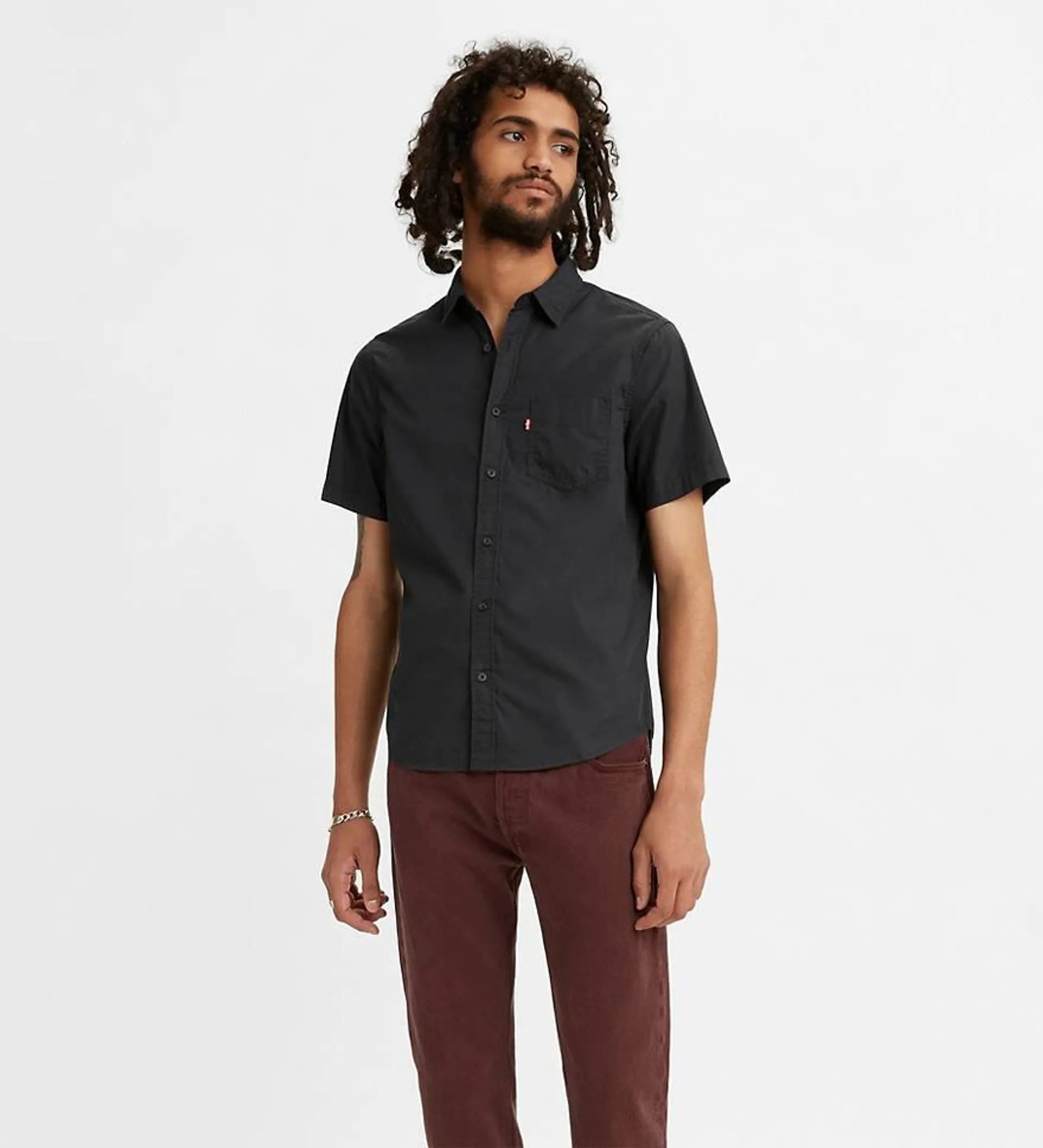 Short Sleeve Sunset One Pocket Shirt