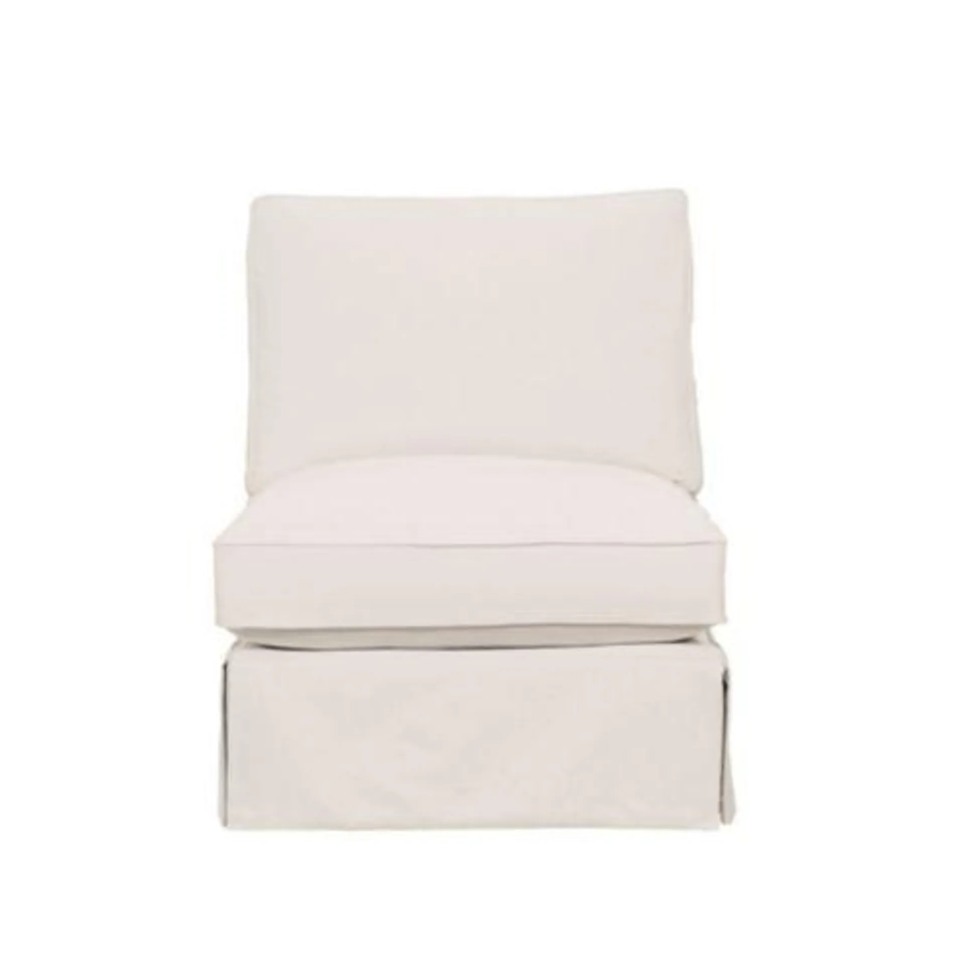 Baldwin Armless Slipcovered Chair