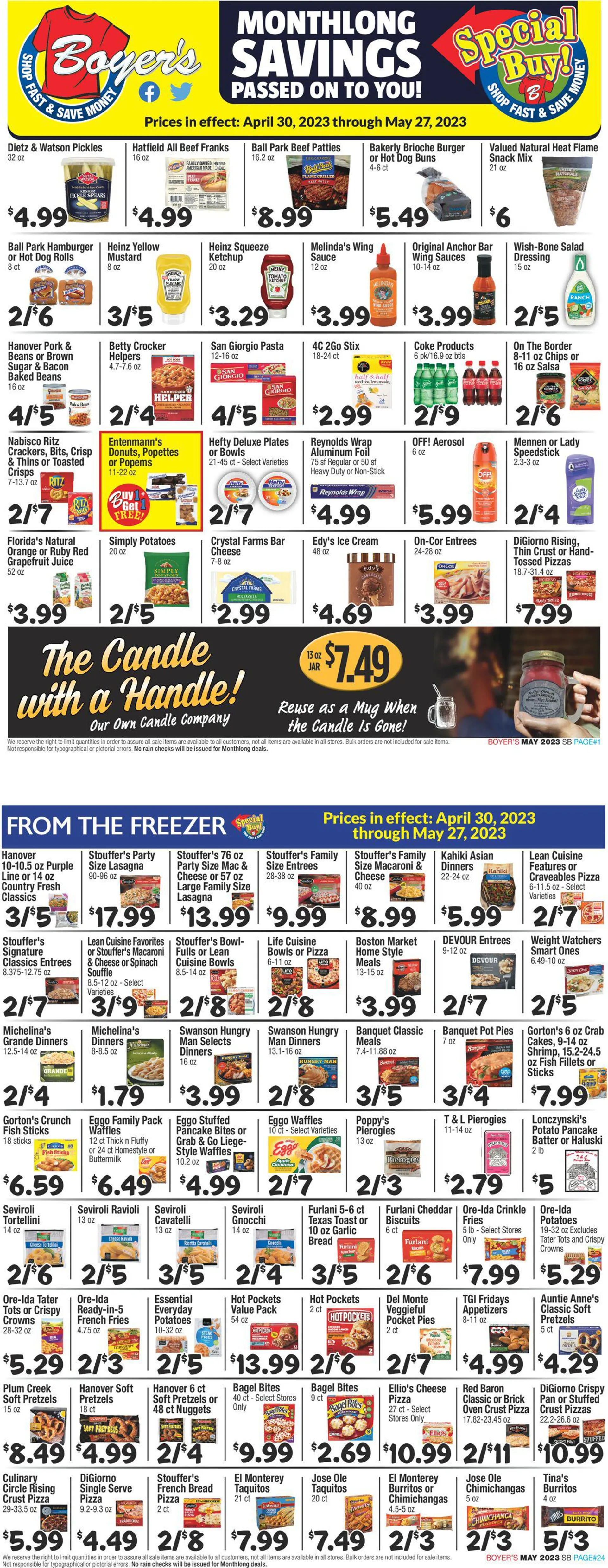 Boyers Food Markets Current weekly ad - 1