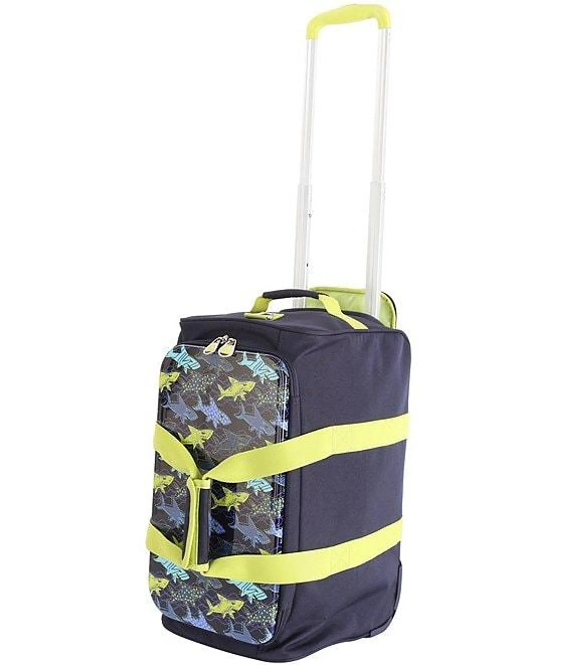 Kids 18" Shark Print Carry-On Duffle Bag
