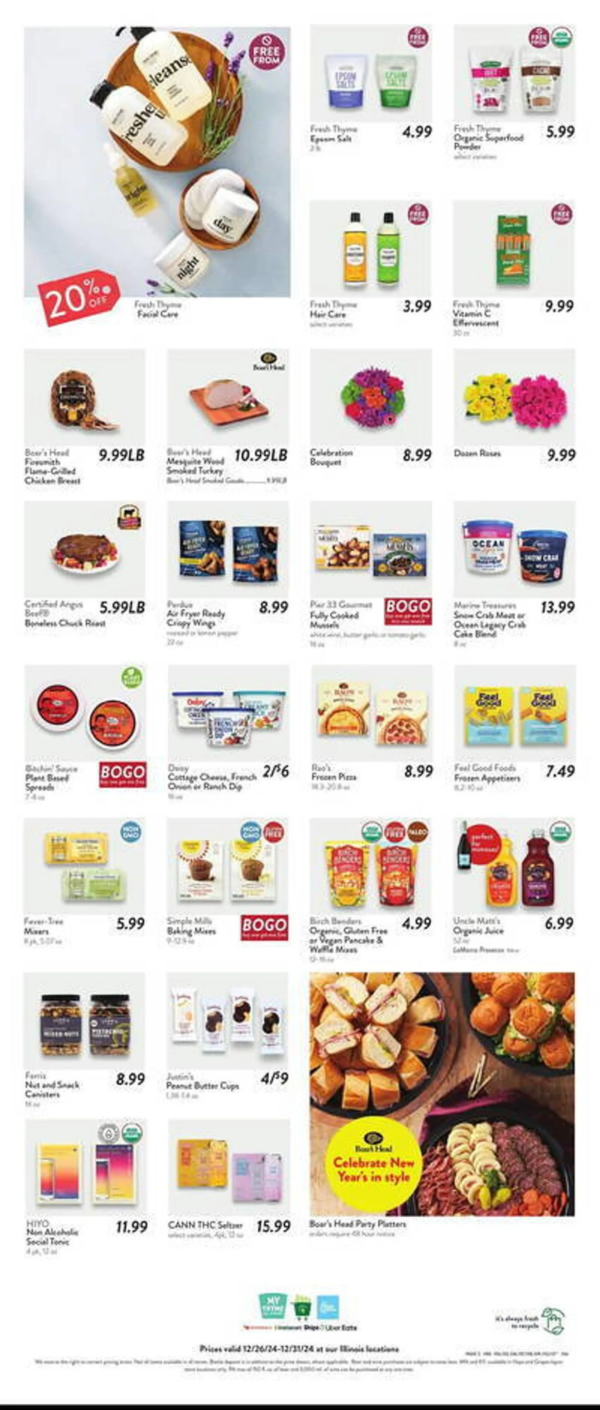 Weekly ad Fresh Thyme Weekly Ad from December 26 to December 31 2024 - Page 3