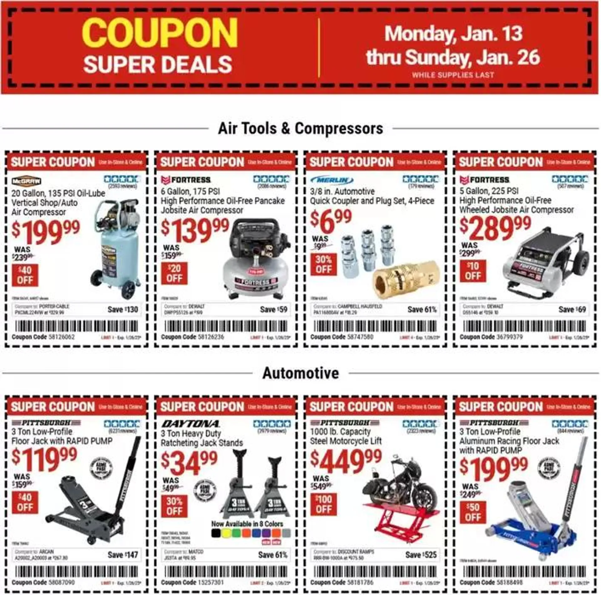 Harbor Freight Tools weekly ad - 1