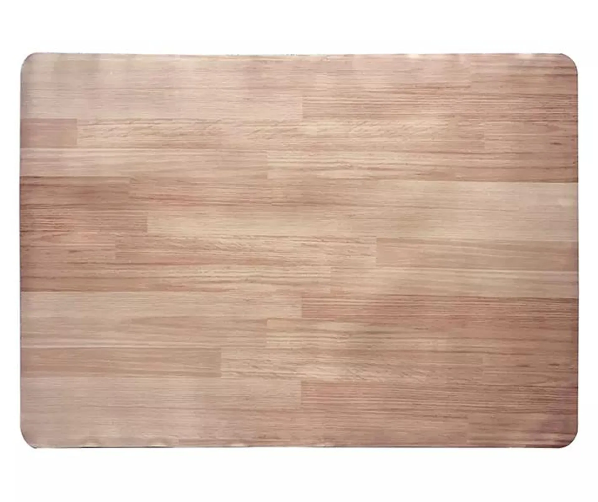 Tan Printed Wood Plank Desk Mat, (34" x 47")