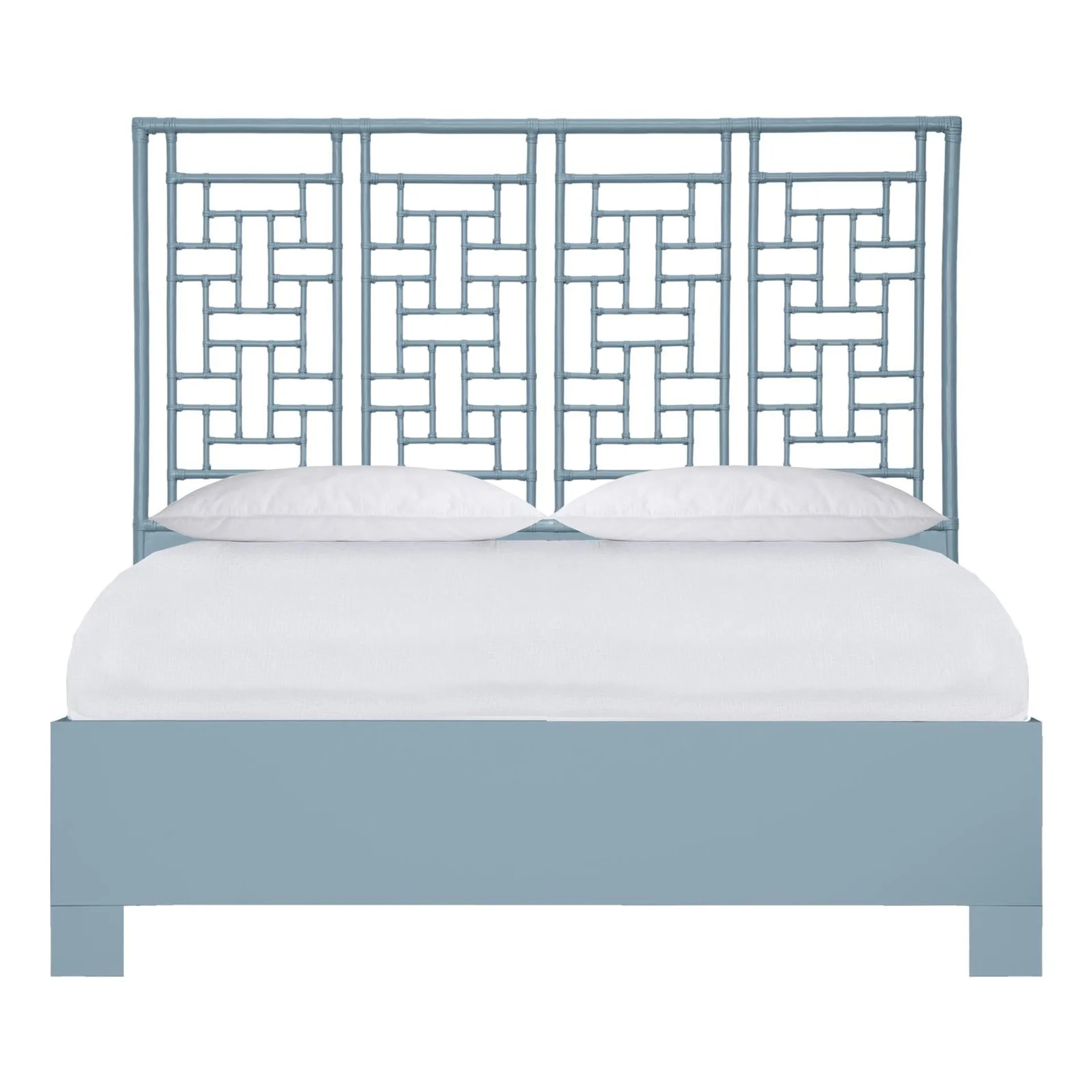 Ohana Platform Bed King, Pool Blue