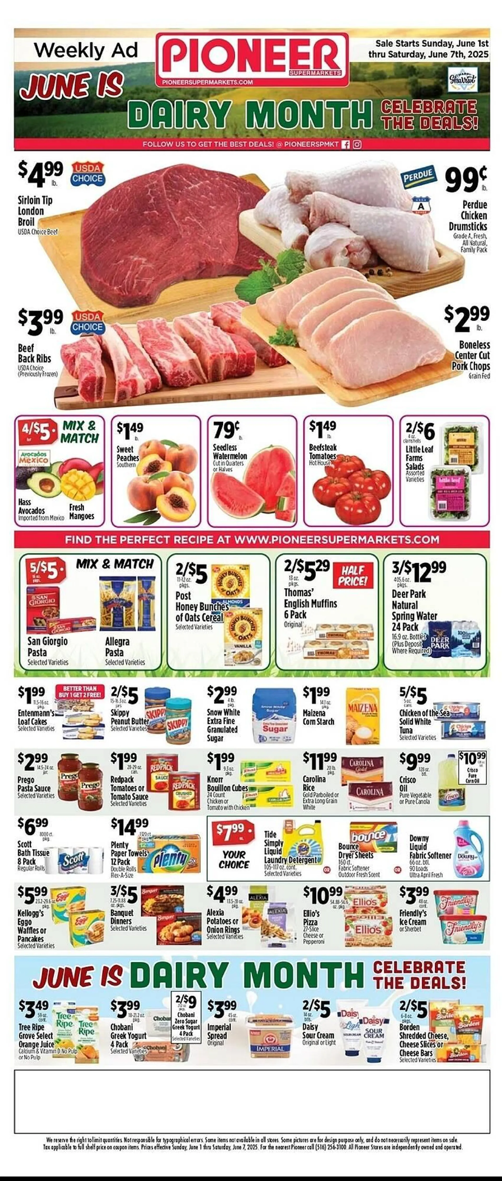 Weekly ad Pioneer Supermarkets Weekly Ad from May 29 to June 4 2025 - Page 1
